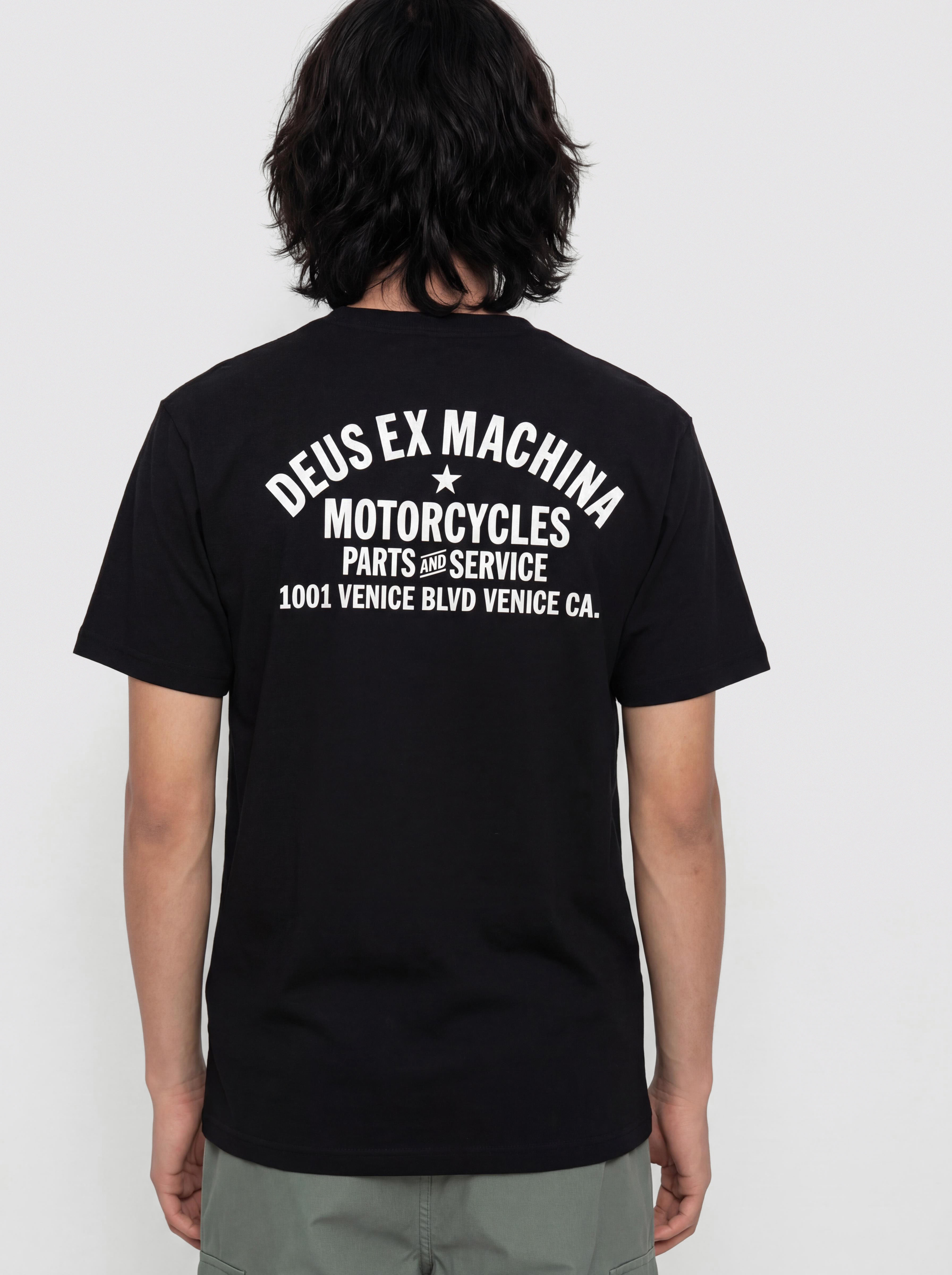 Tricou Deus Ex Machina Venice Address (black)