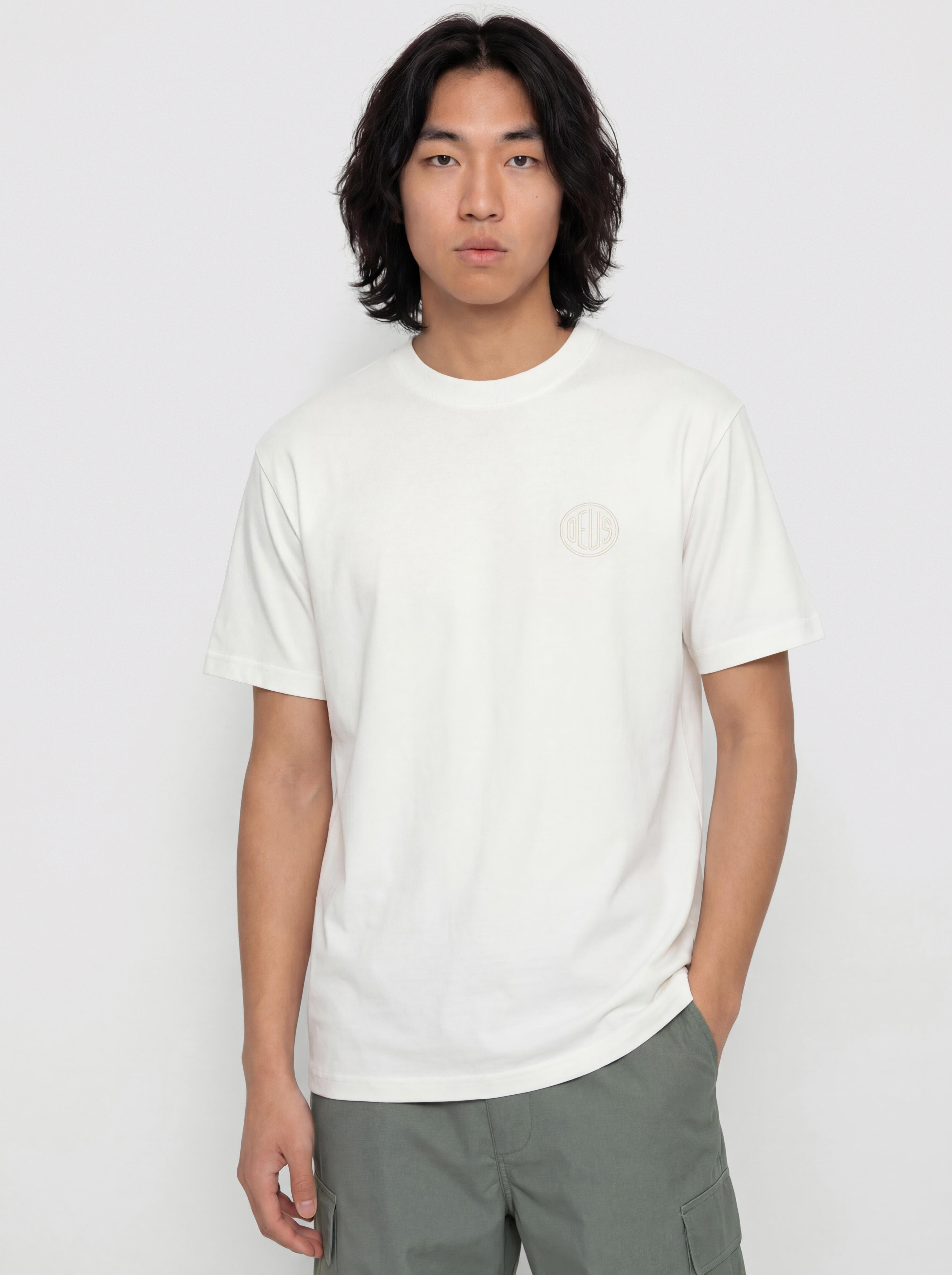 Tricou Deus Ex Machina Pill Logo (vintage white)