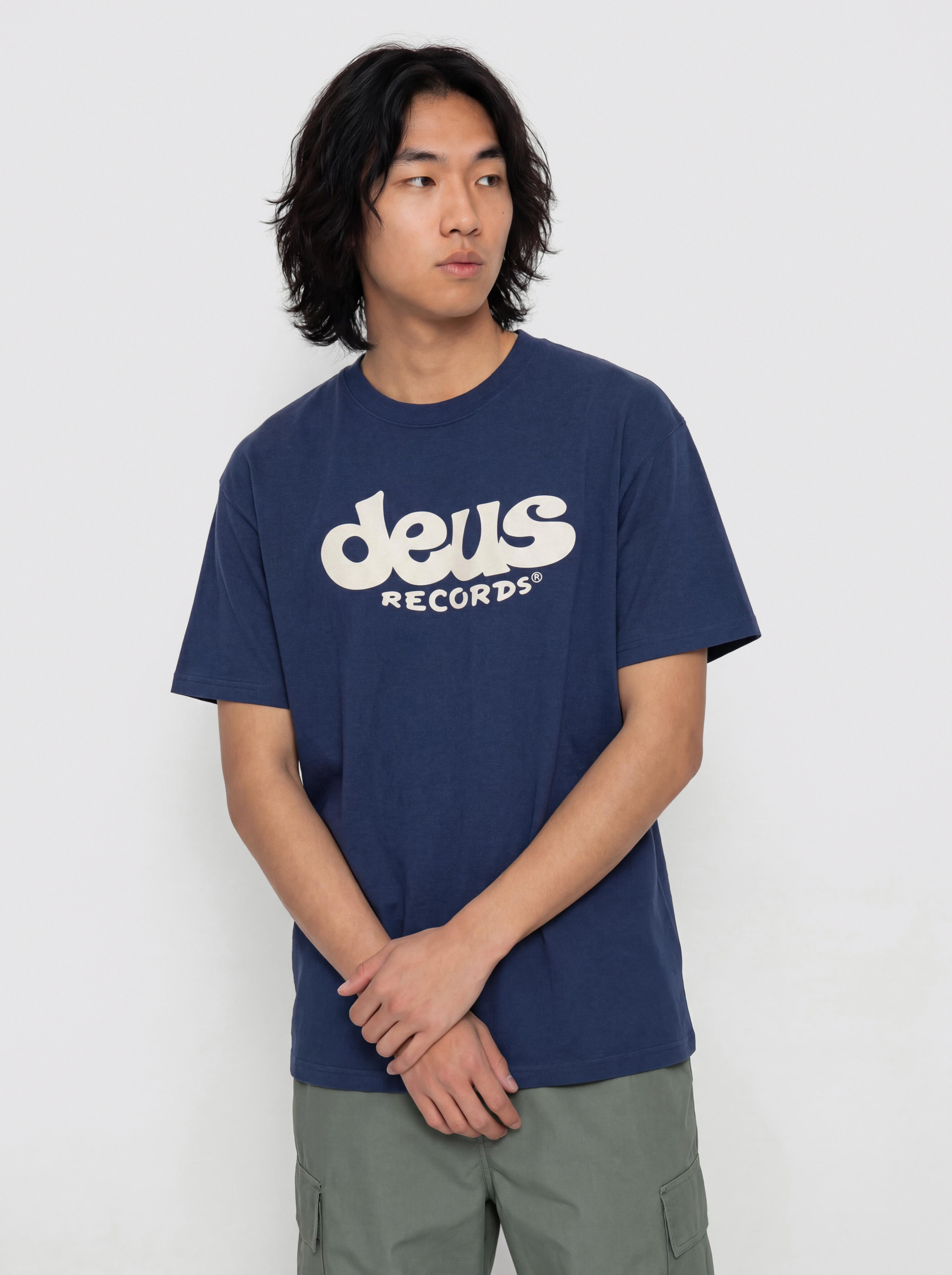 Tricou Deus Ex Machina Smile (limoges blue)