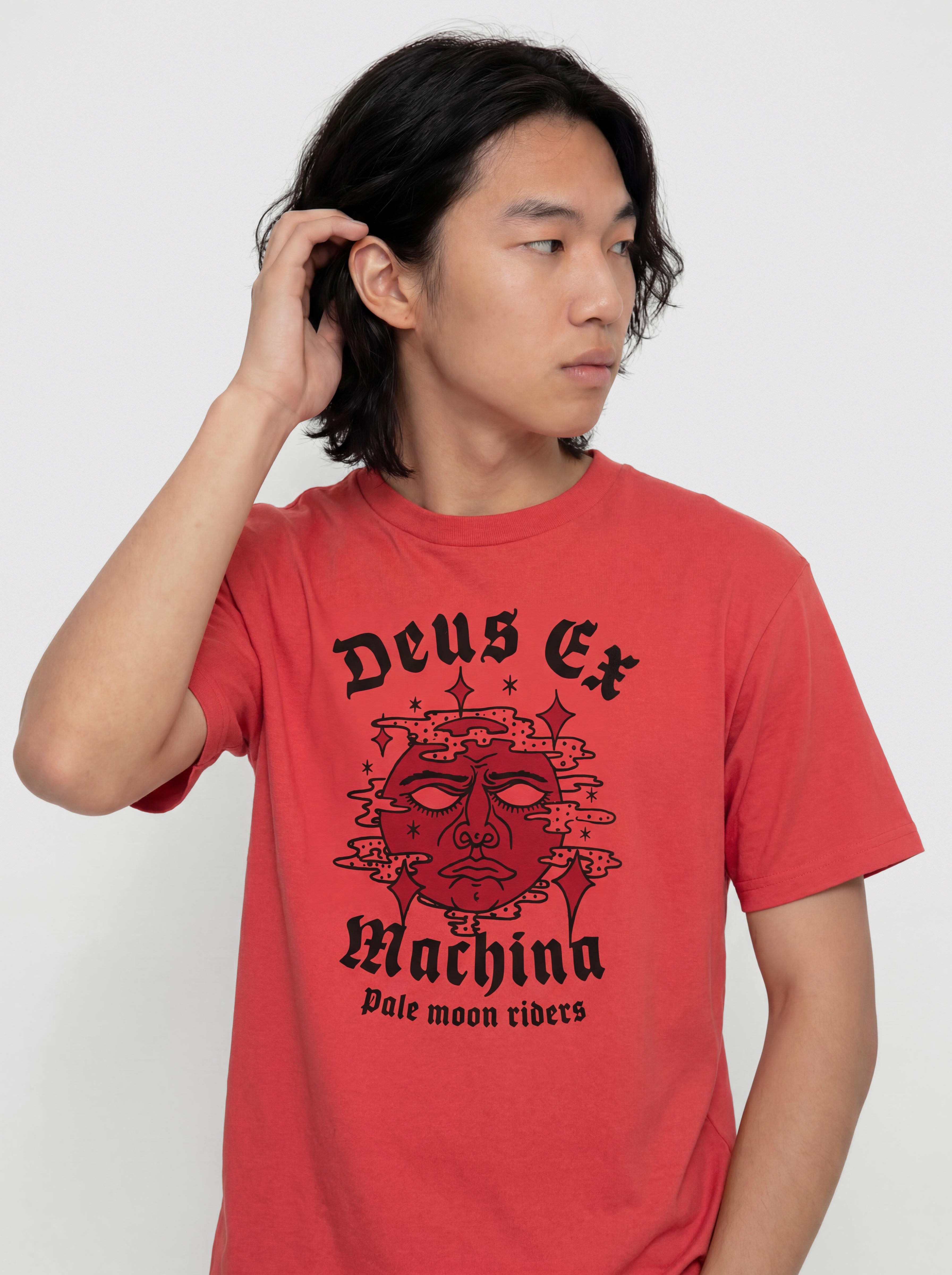 Tricou Deus Ex Machina Solaris (melon red)