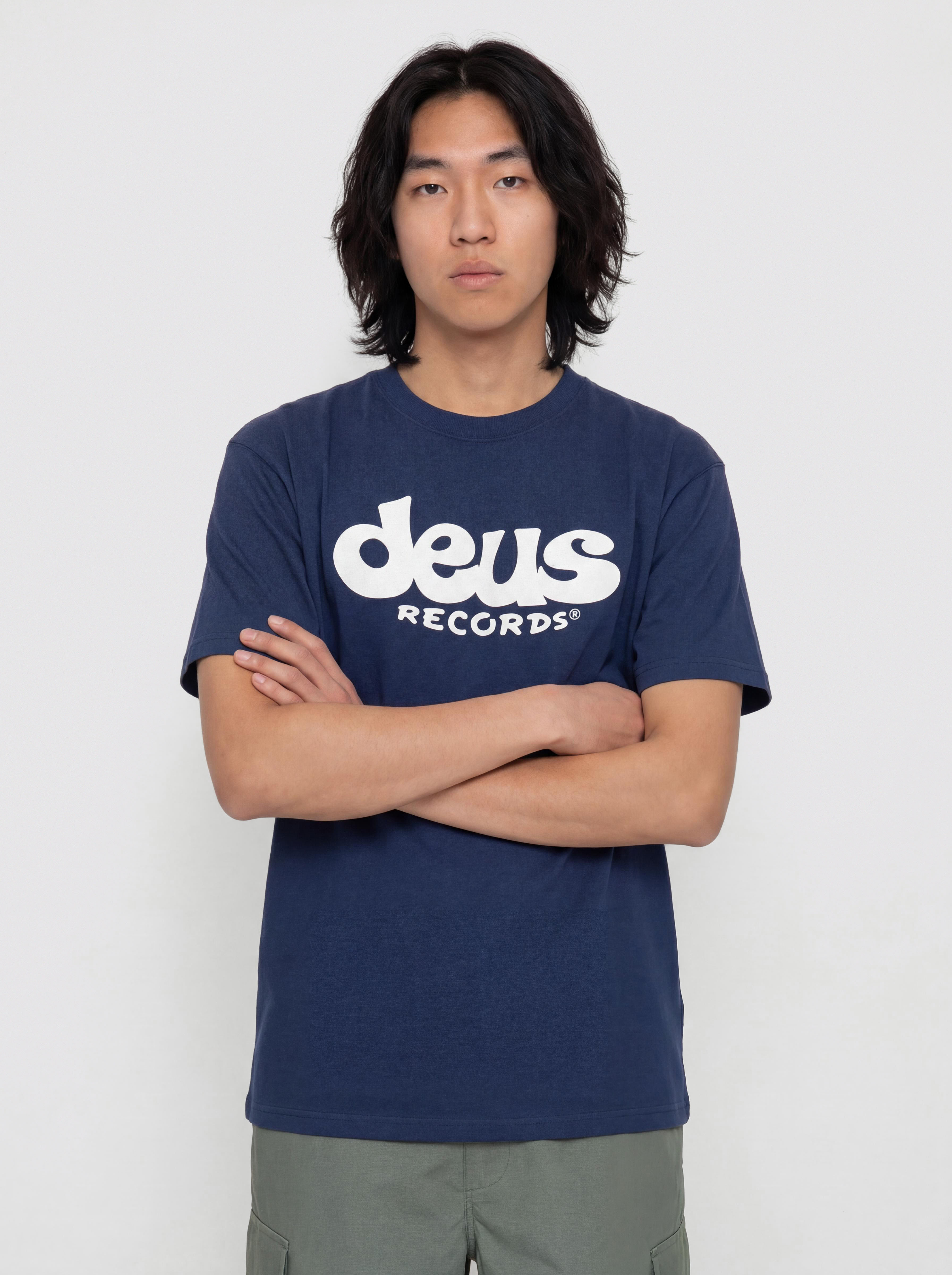 Tricou Deus Ex Machina Smile (limoges blue)