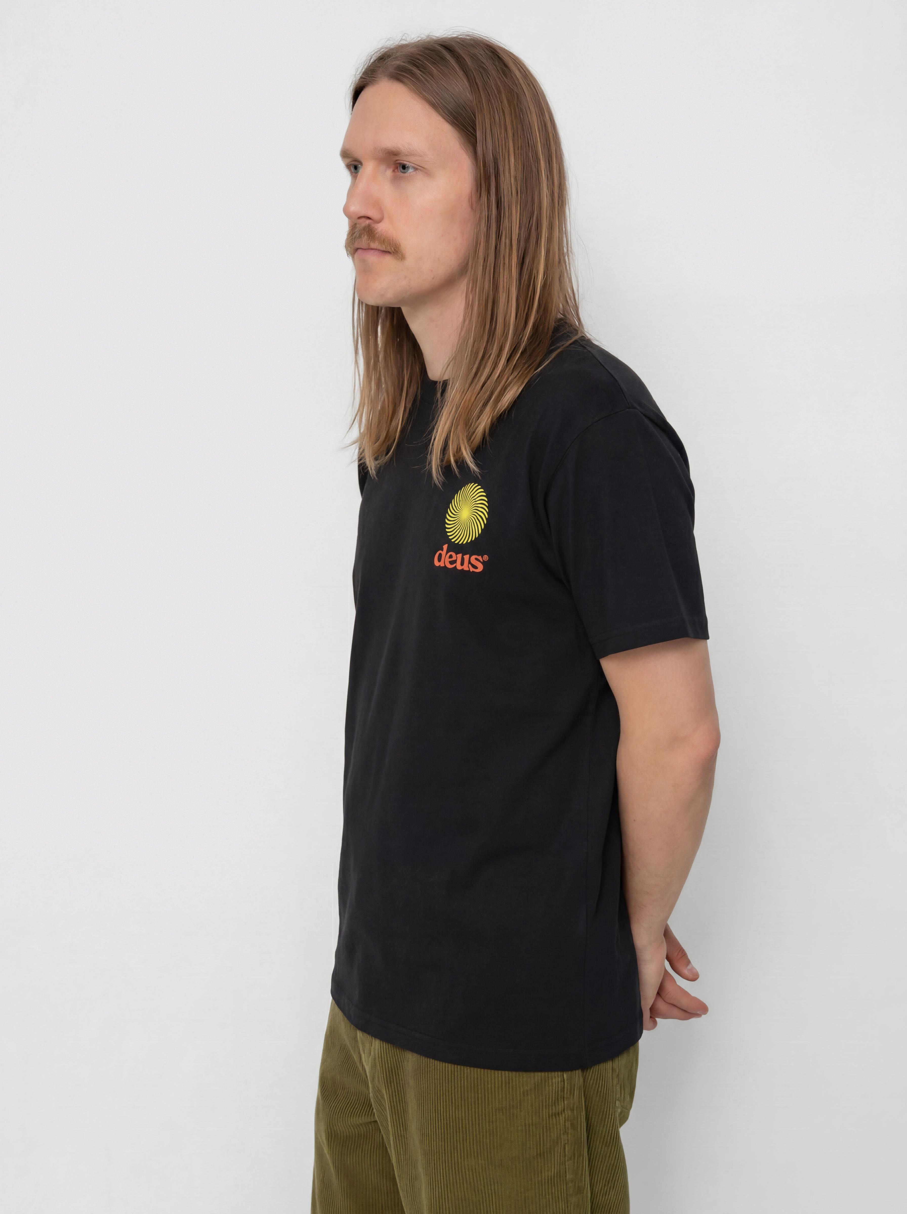 Tricou Deus Ex Machina Strata (black)