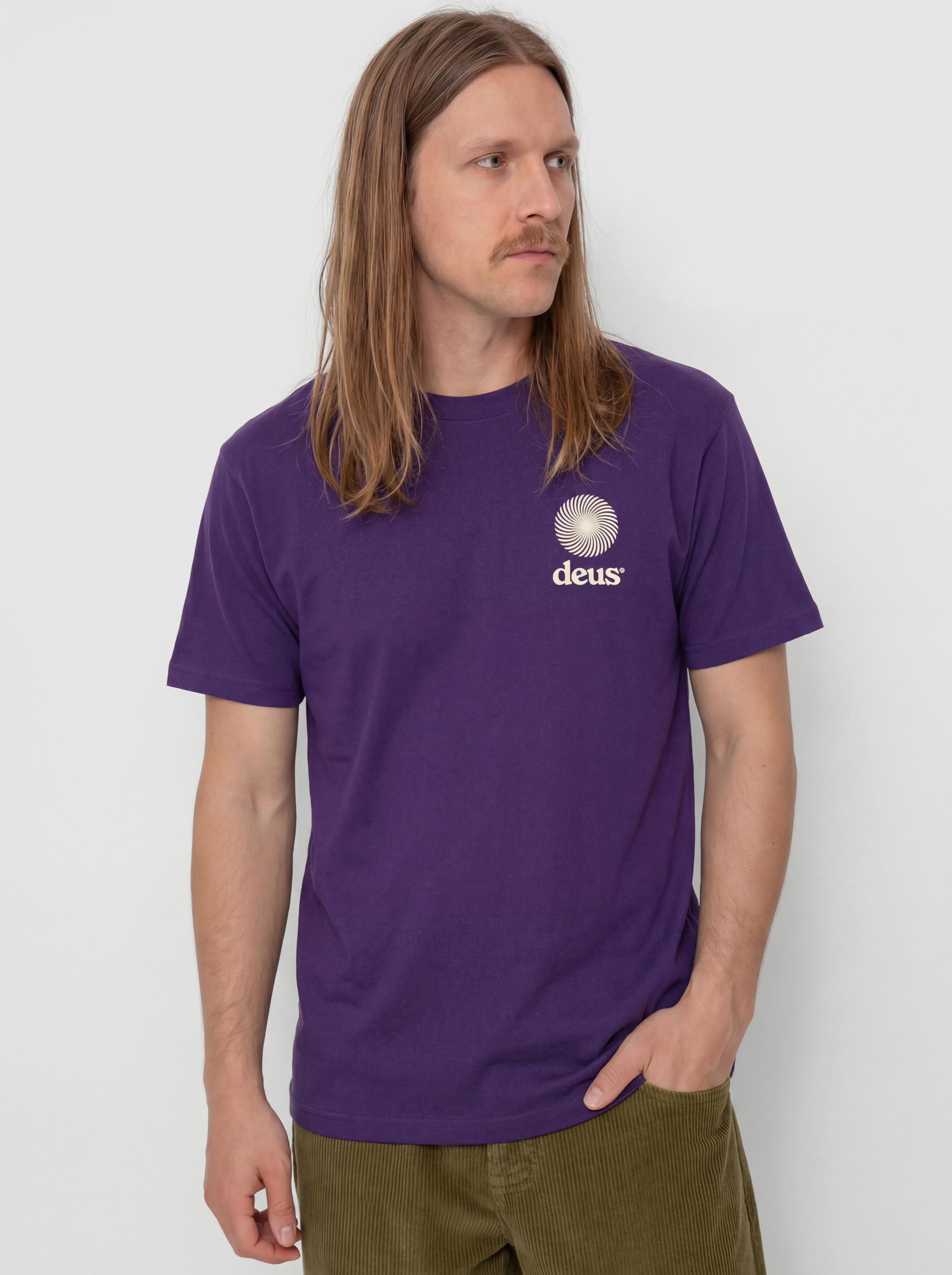 Tricou Deus Ex Machina Strata (violet indigo)
