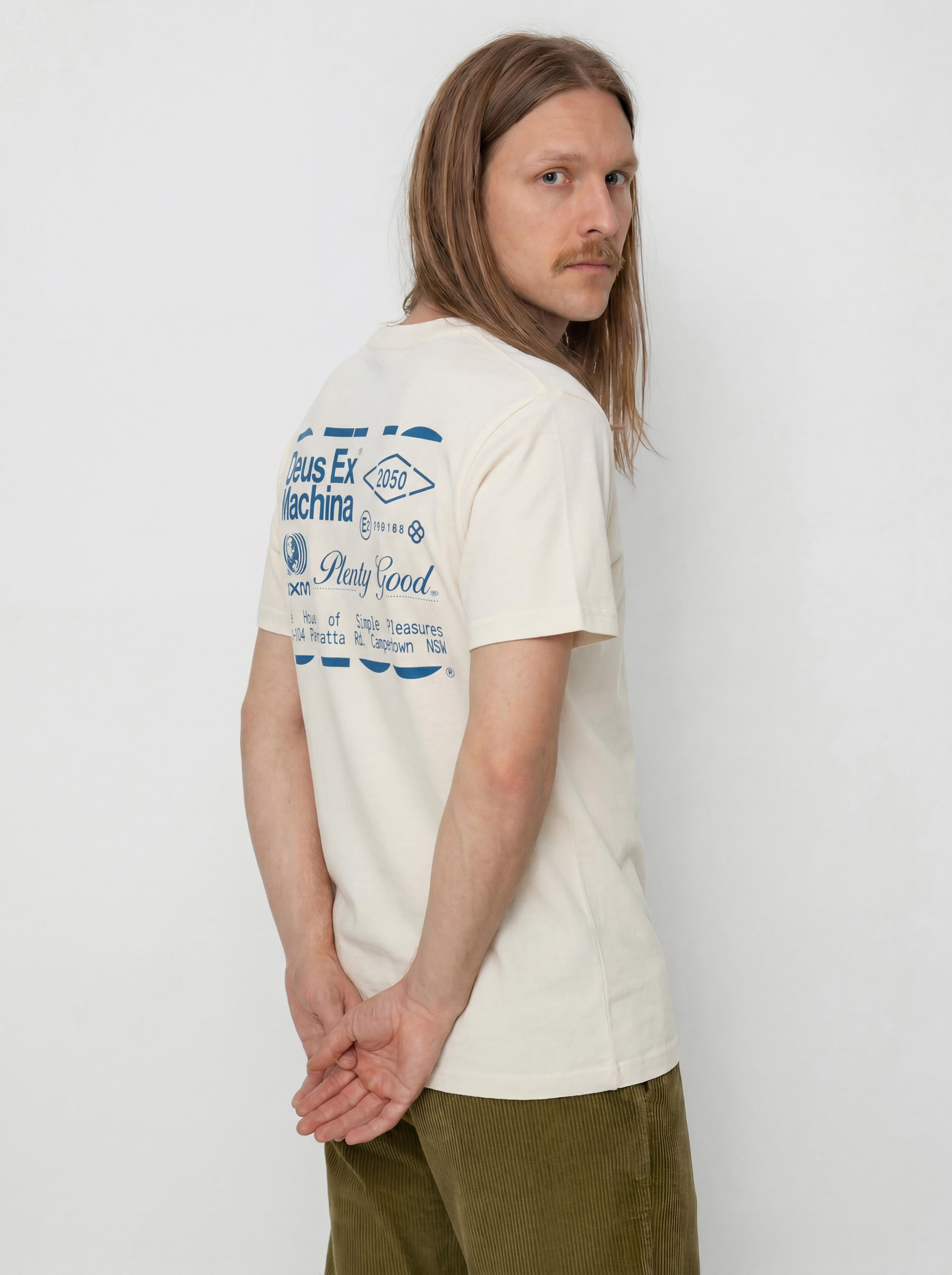 Tricou Deus Ex Machina Plenty Good (vintage white)