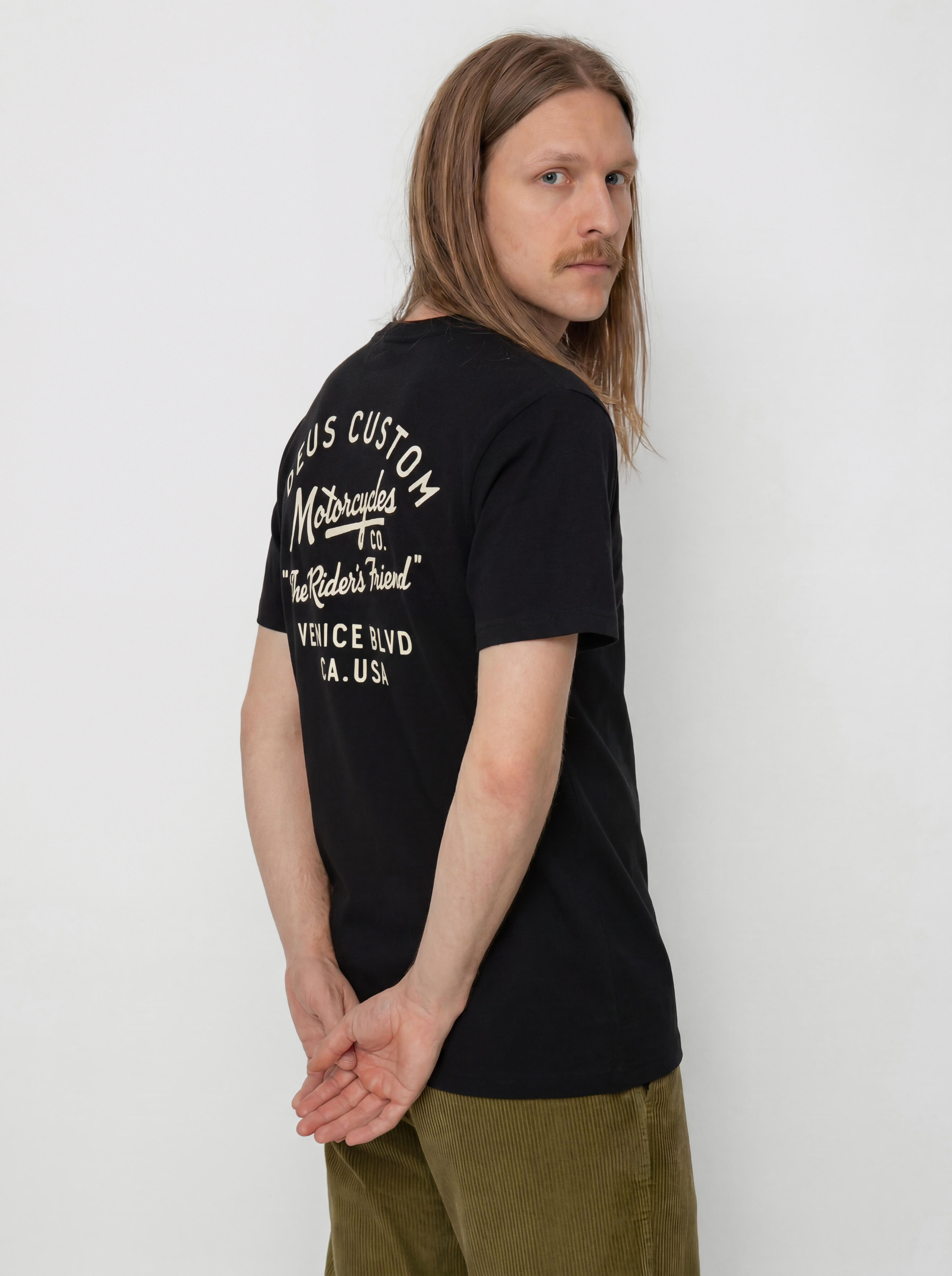 Tricou Deus Ex Machina Camber (black)