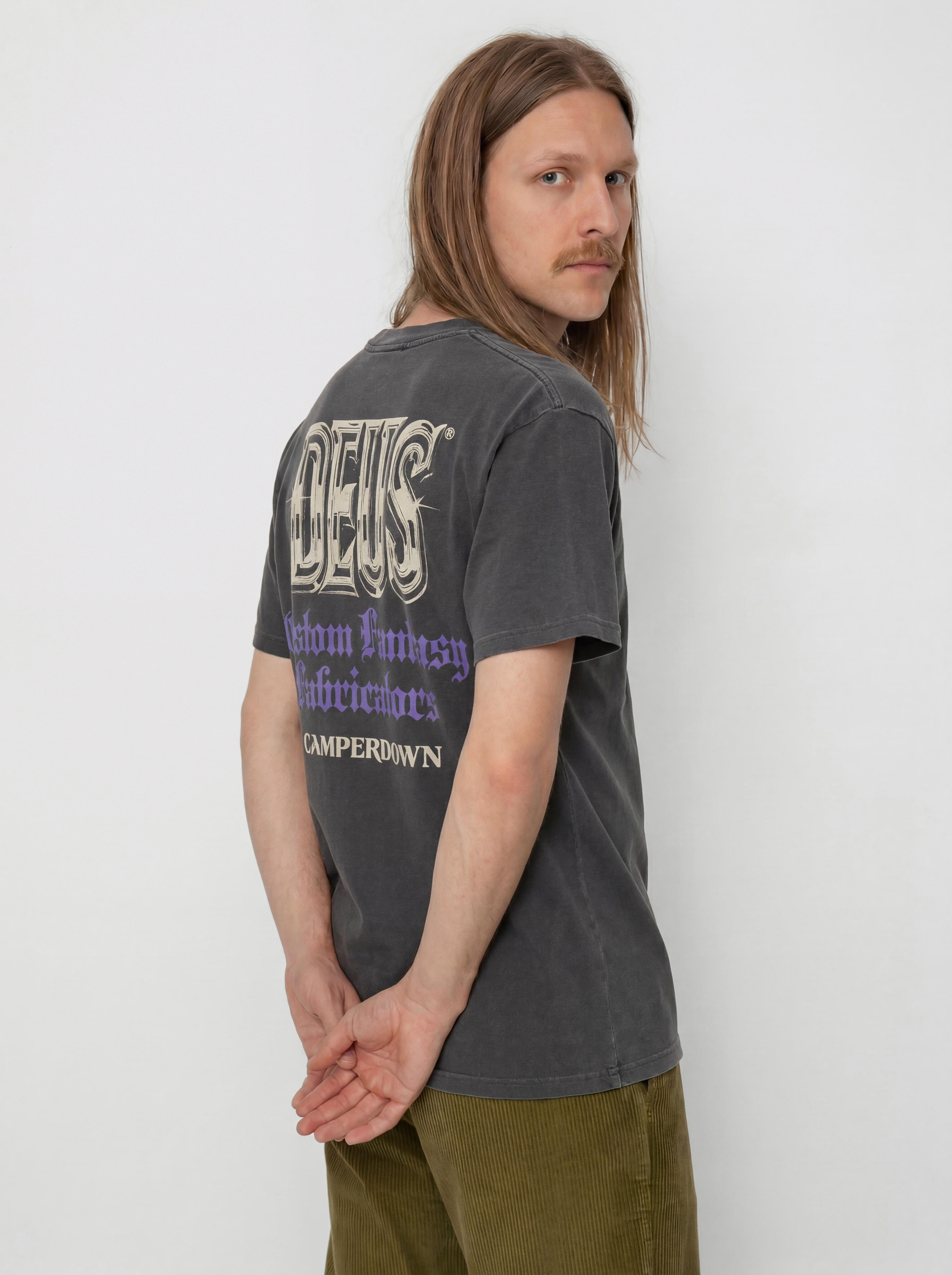 Tricou Deus Ex Machina Metal Fabricator (anthracite)