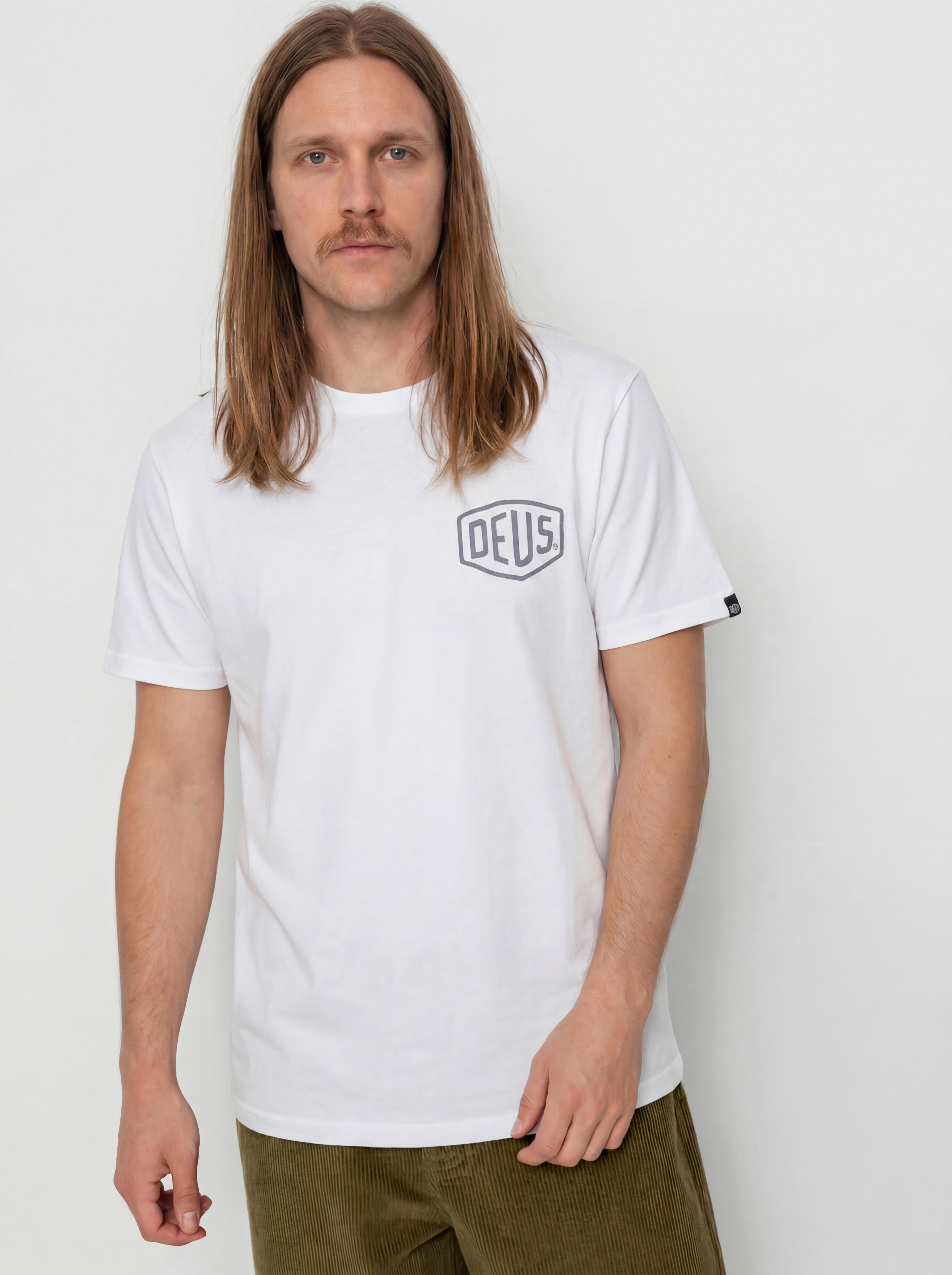 Tricou Deus Ex Machina Camperdown Address (white)