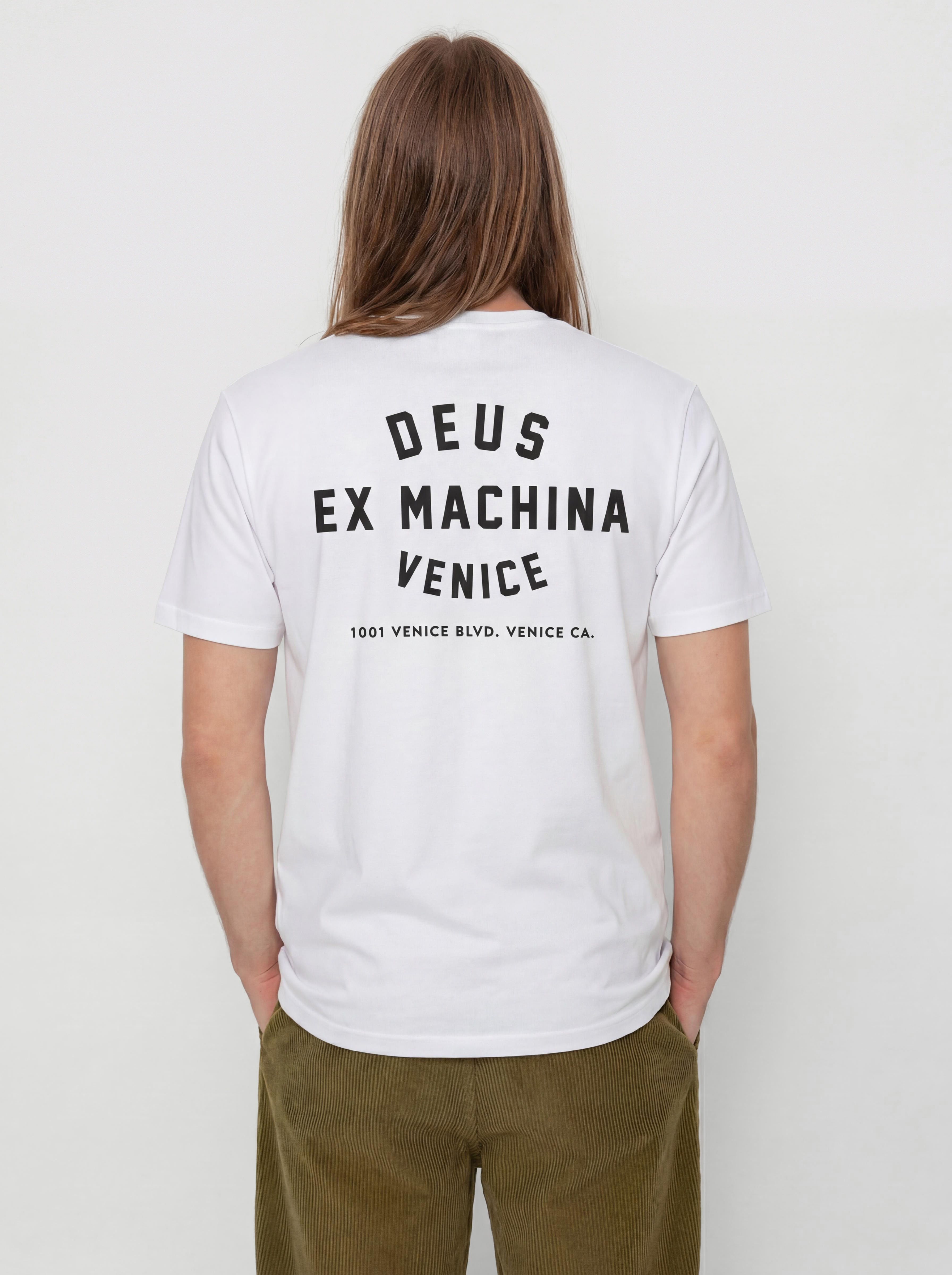 Tricou Deus Ex Machina Venice Skull (white)