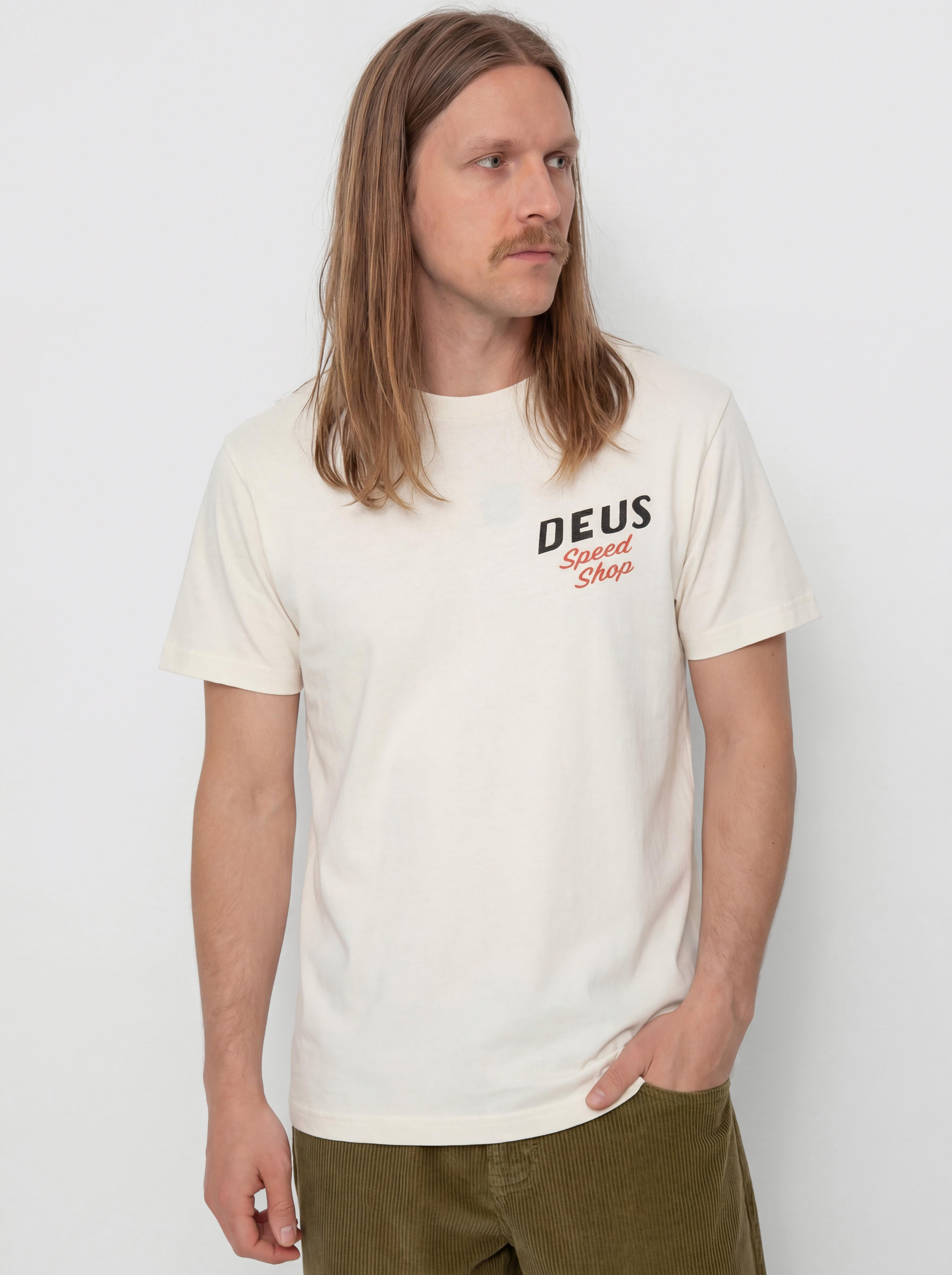 Tricou Deus Ex Machina Dogleg (dirty white)
