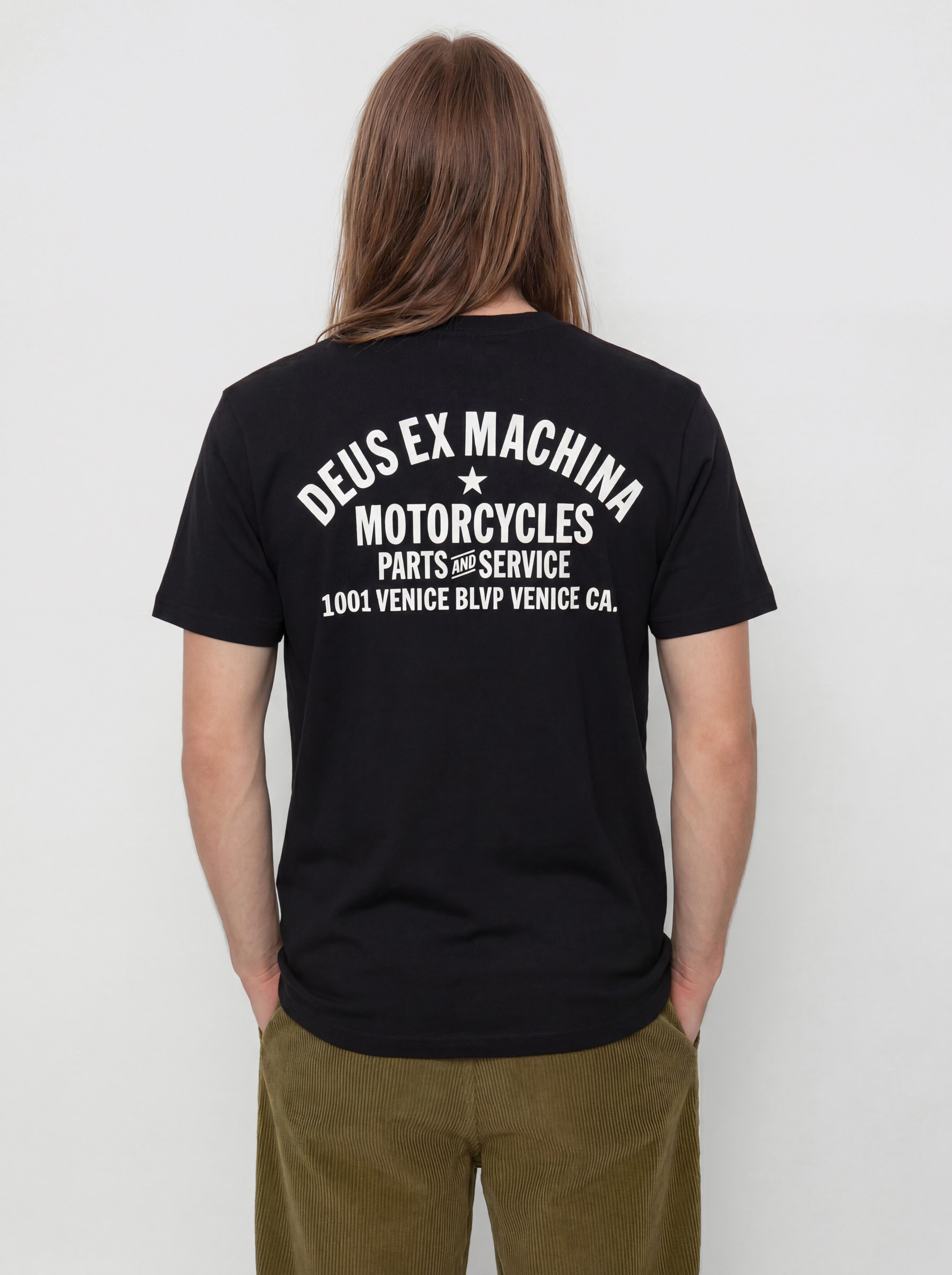 Tricou Deus Ex Machina Venice Address (black)