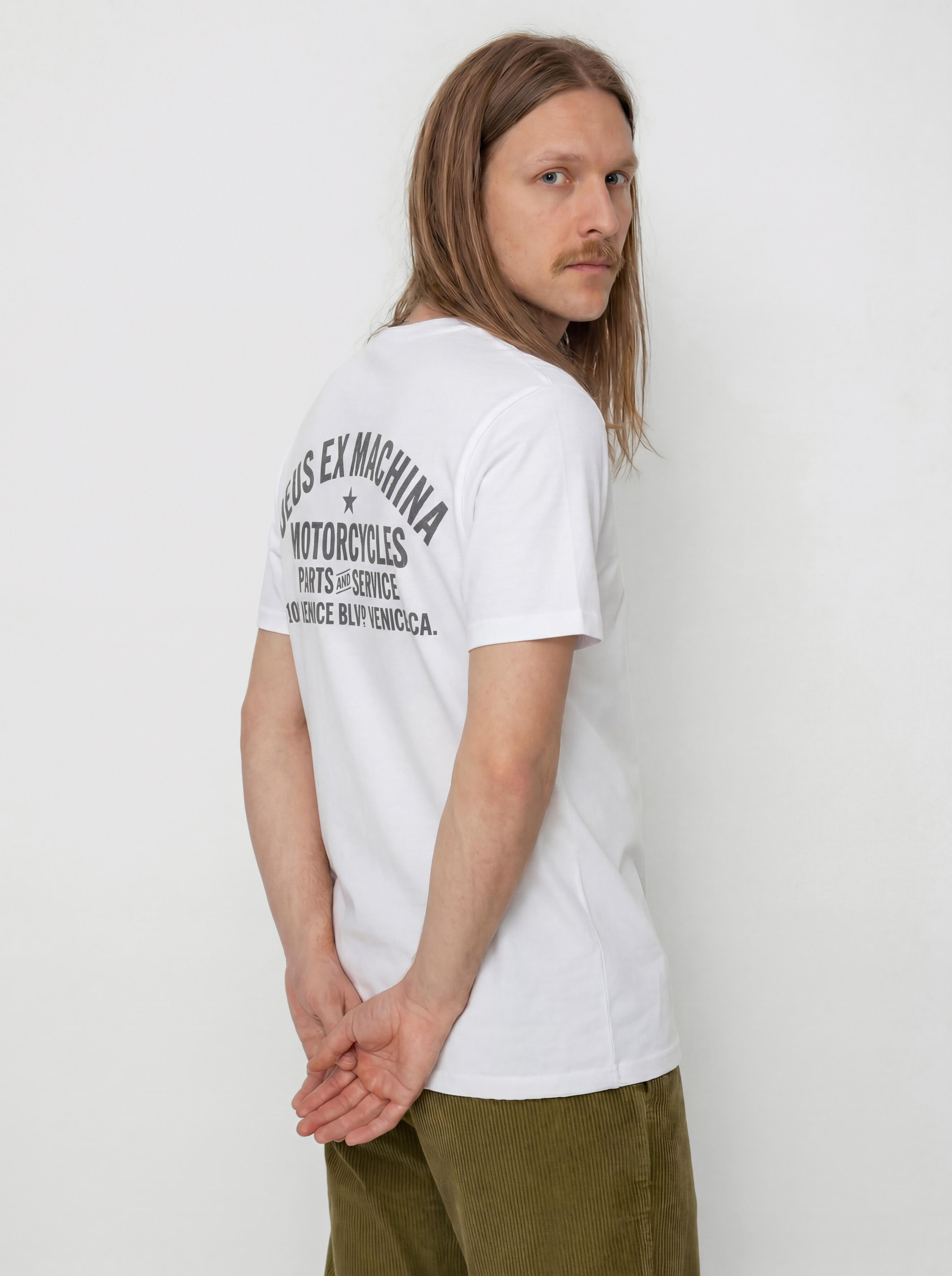 Tricou Deus Ex Machina Venice Address (white)