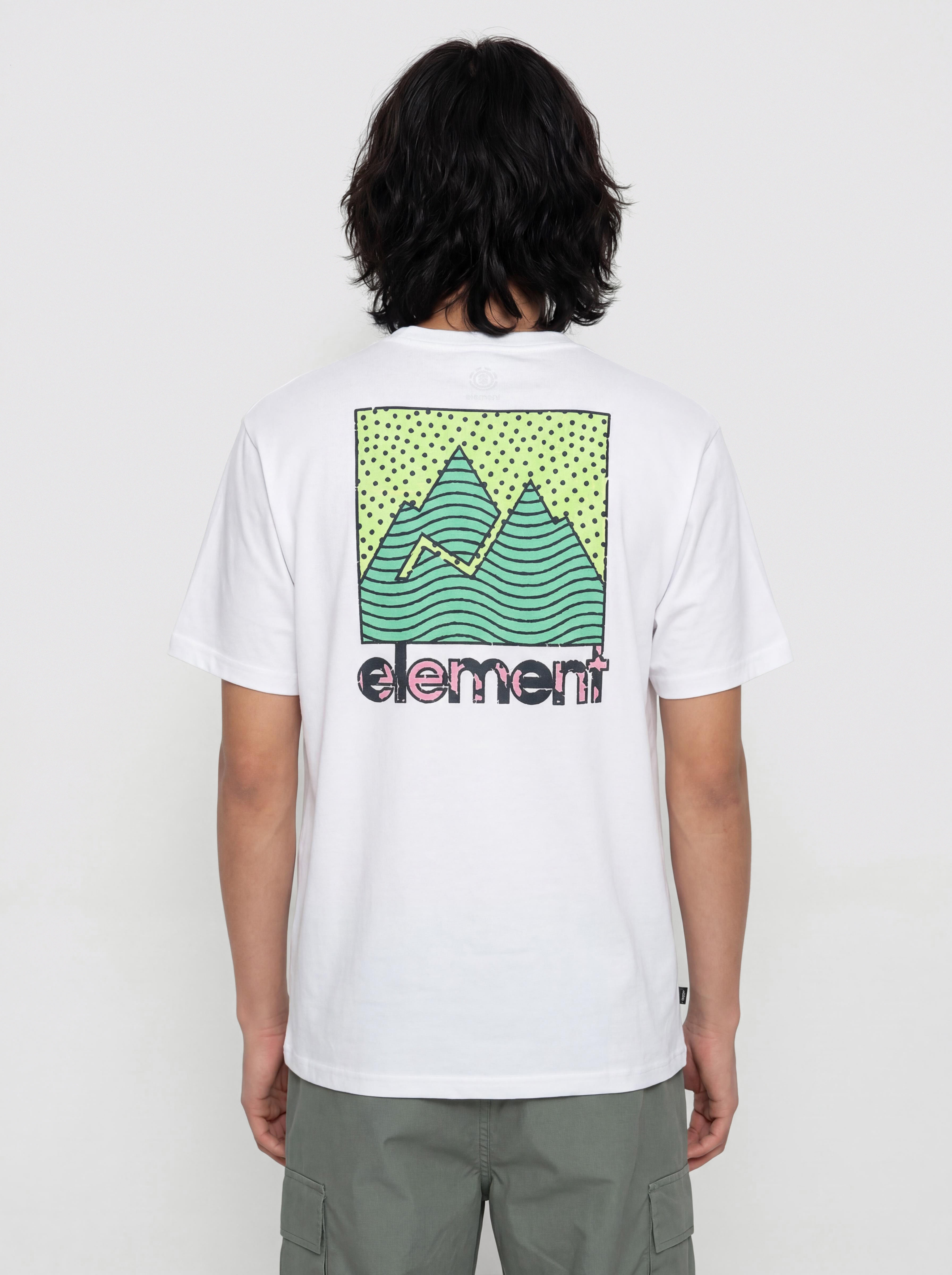 Tricou Element Joint Texture (optic white)