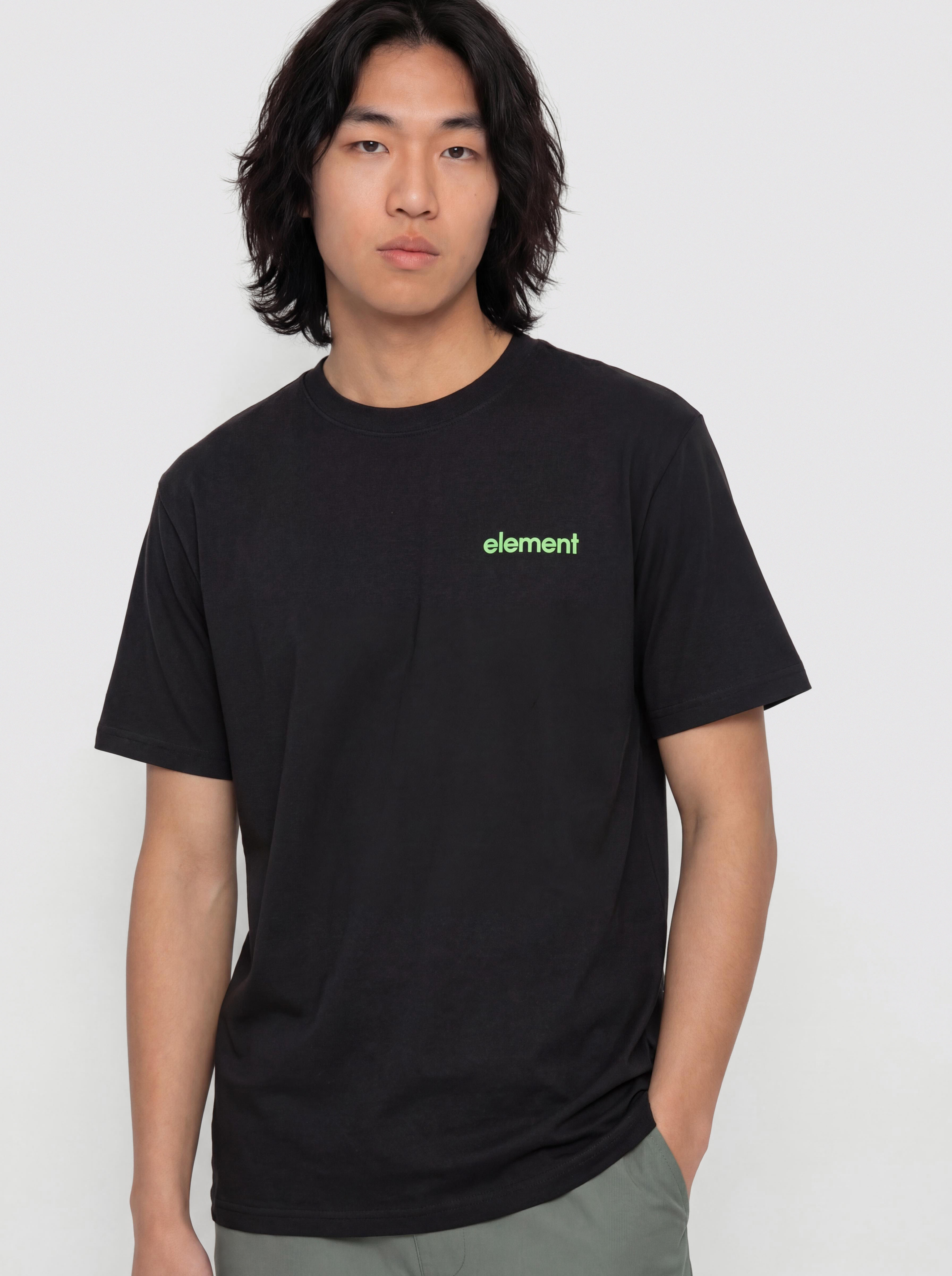 Tricou Element Stone Age (off black)