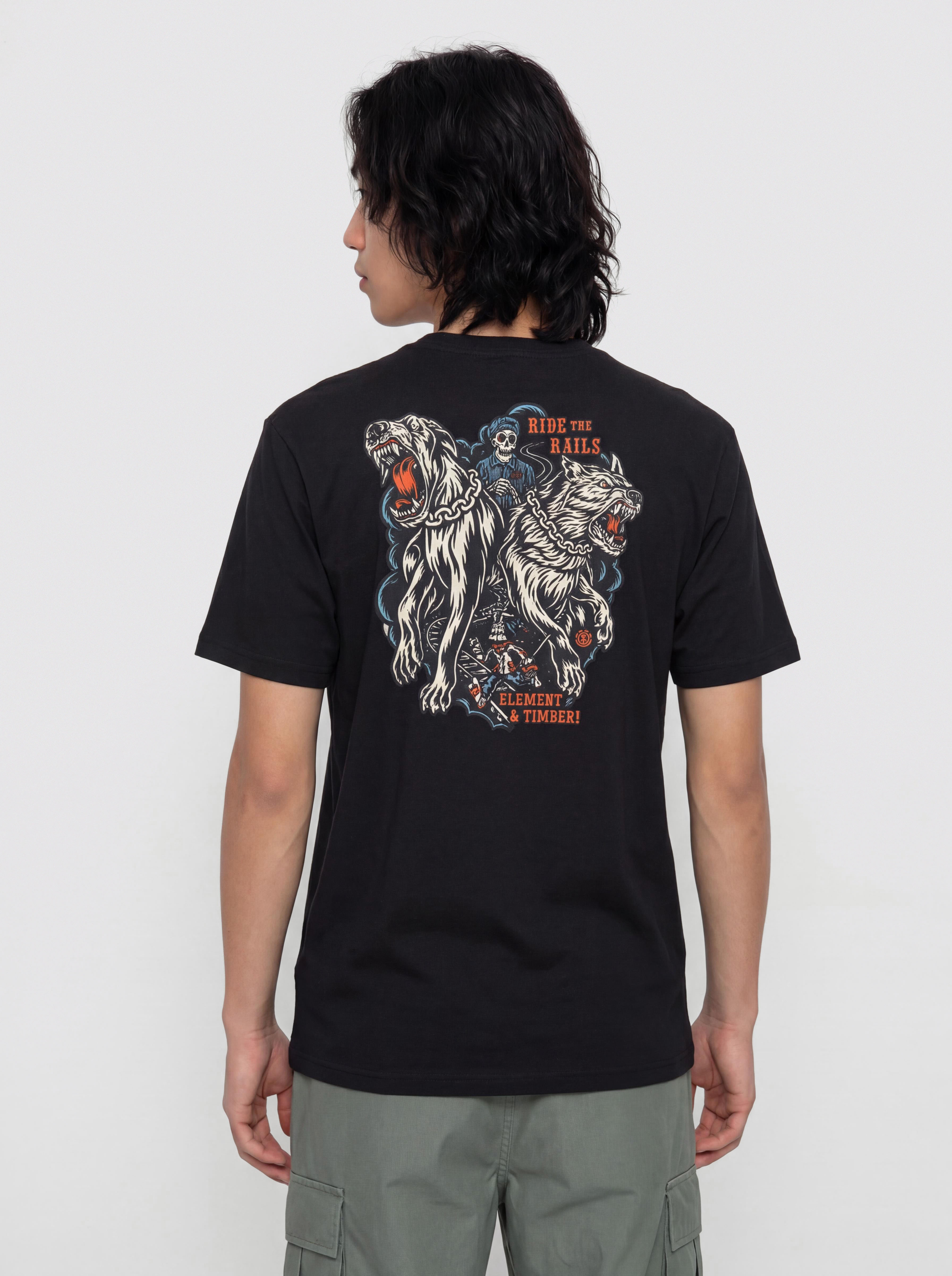 Tricou Element Timber Guard Dogs (off black)