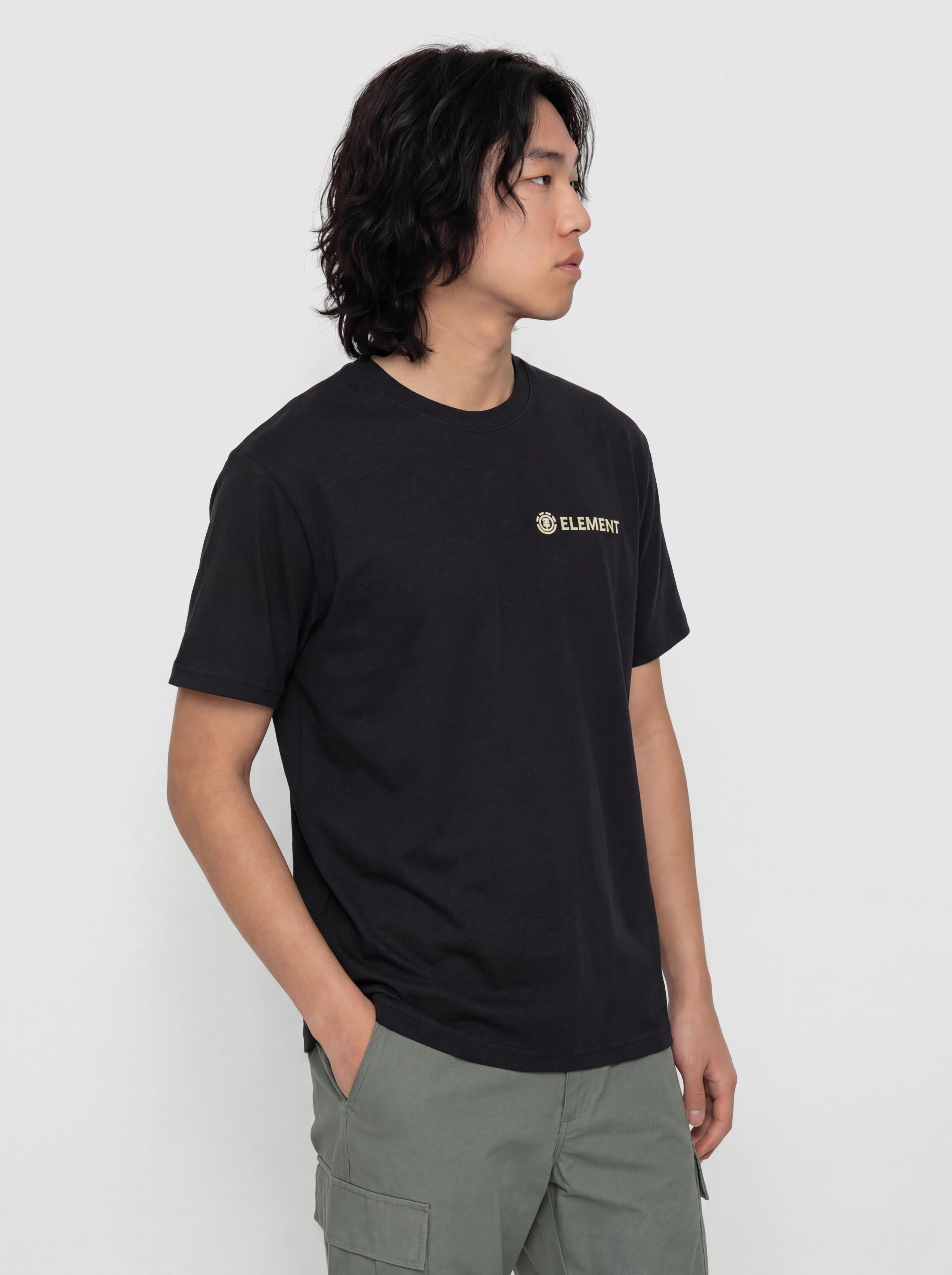 Tricou Element Open Hills (off black)
