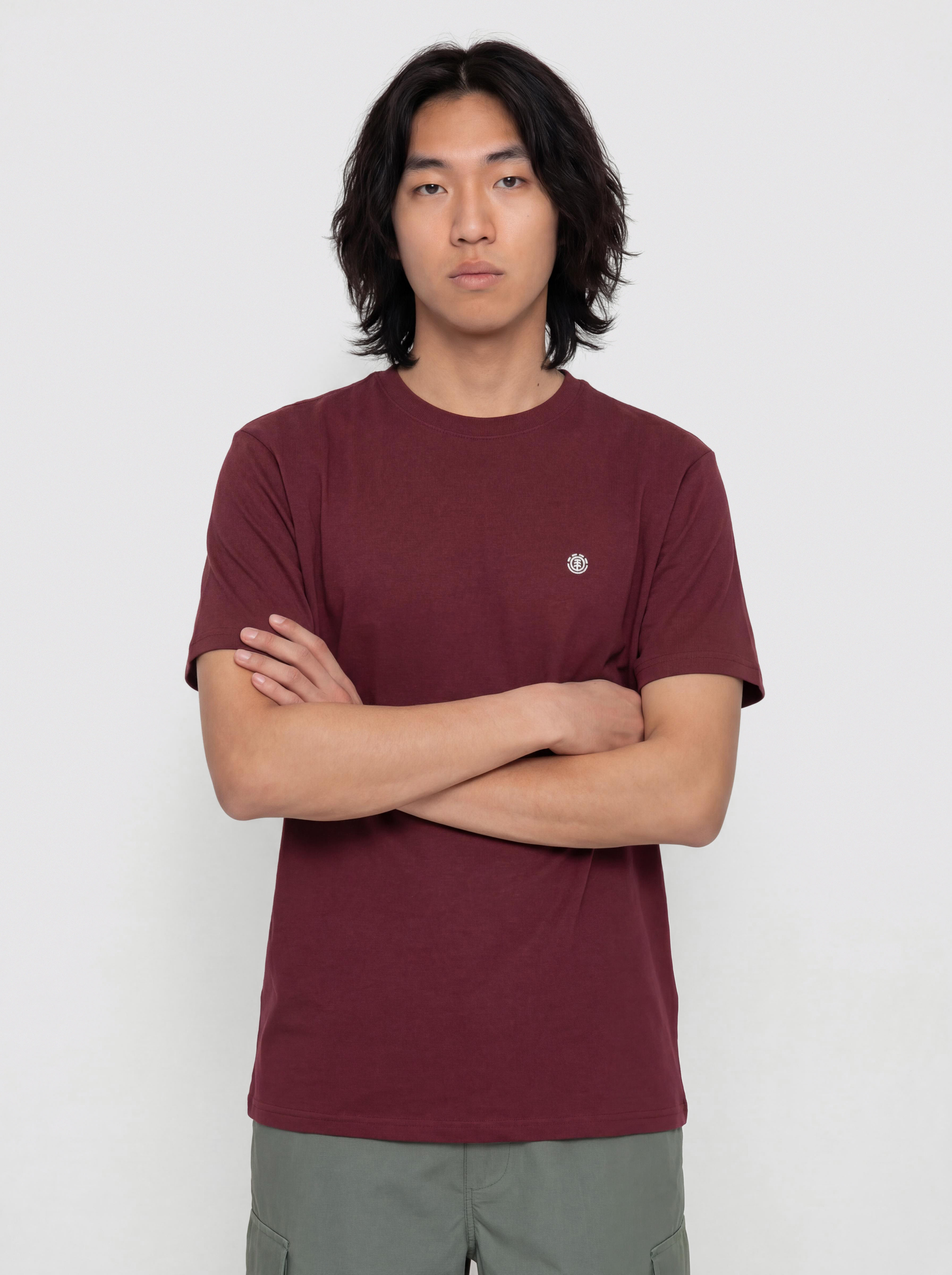 Tricou Element Icon Embroidery (zinfandel)