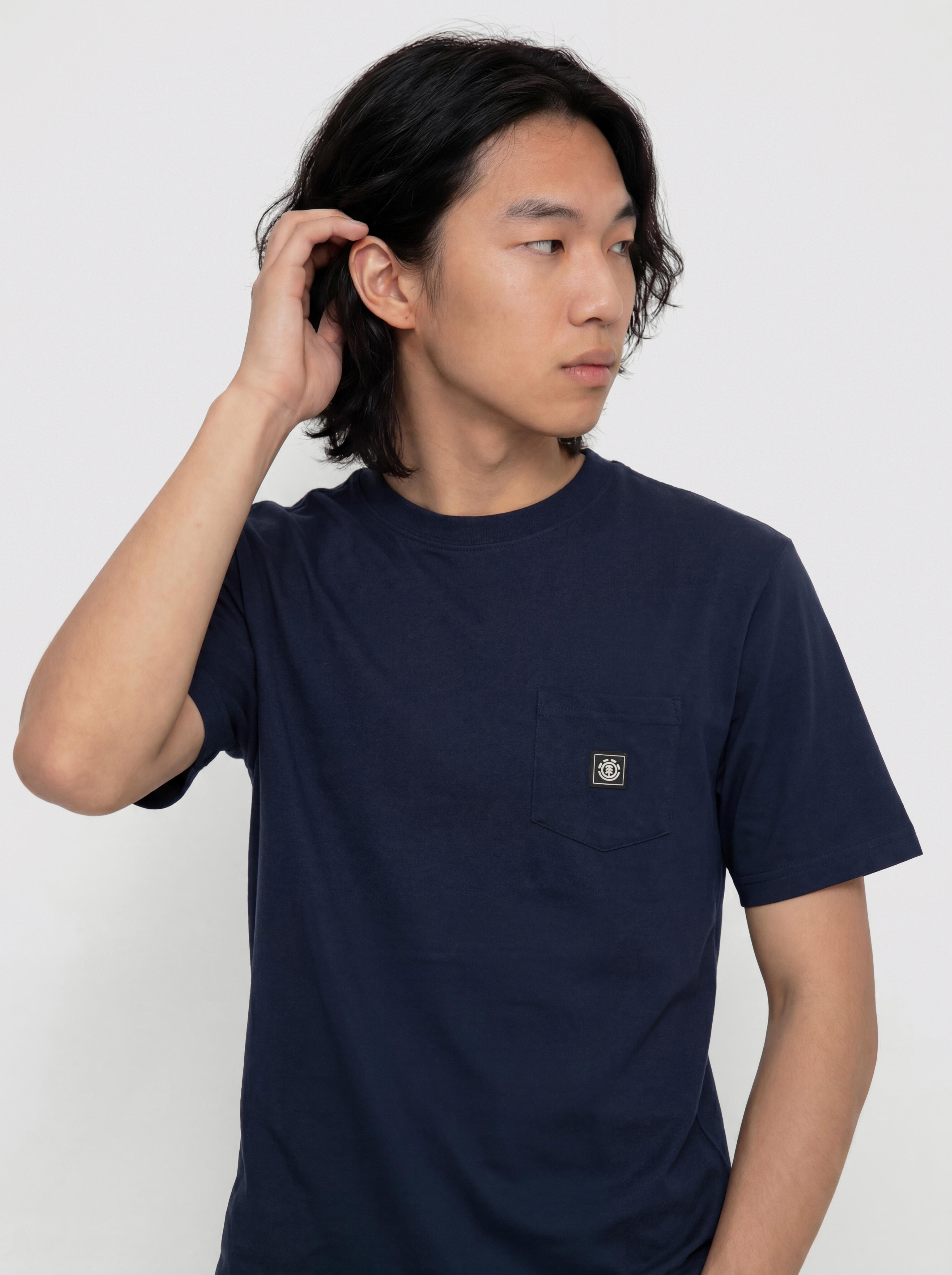 Tricou Element Icon Label Pocket (eclipse navy)