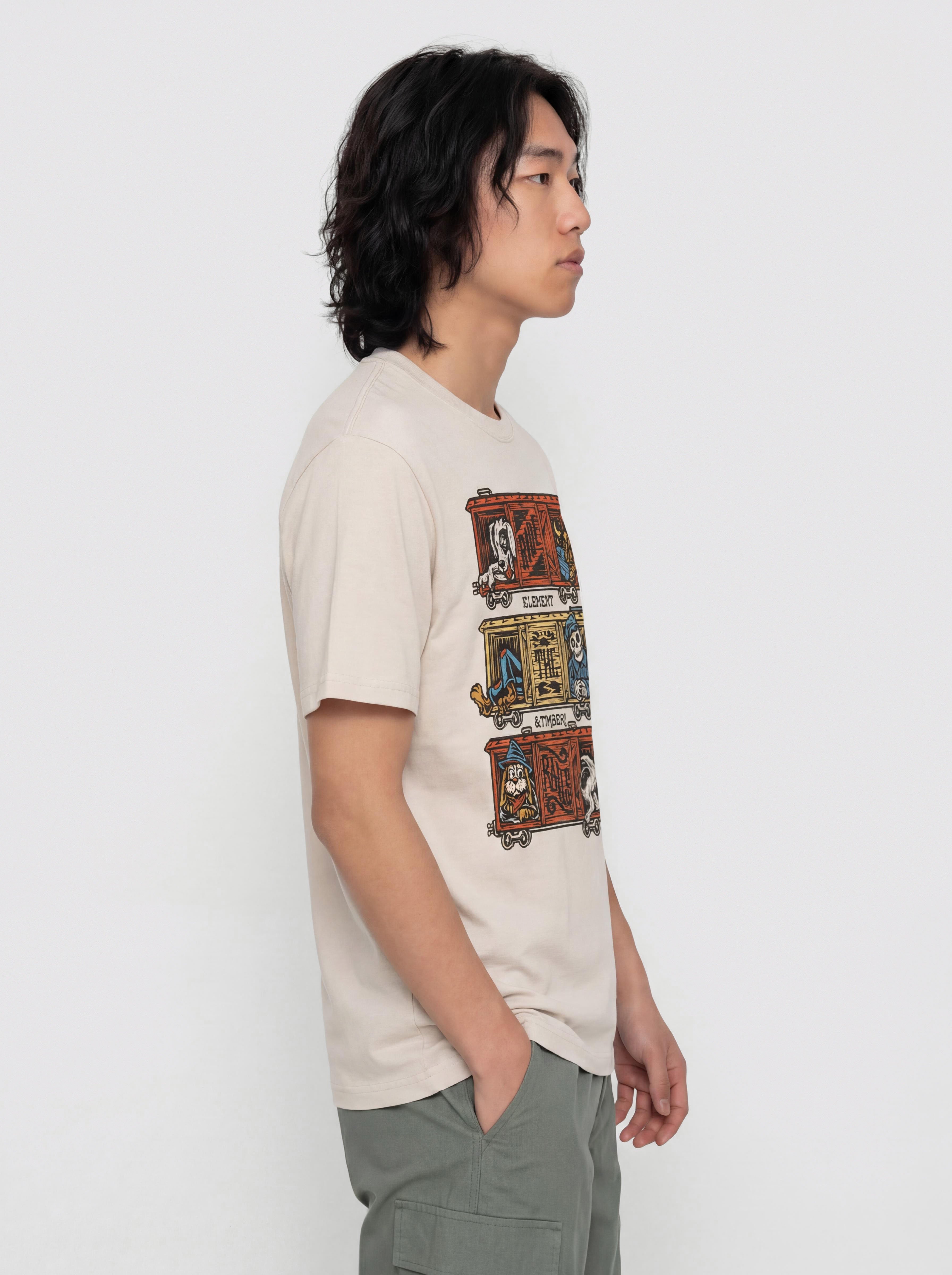 Tricou Element Timber Boxcar (oat milk)