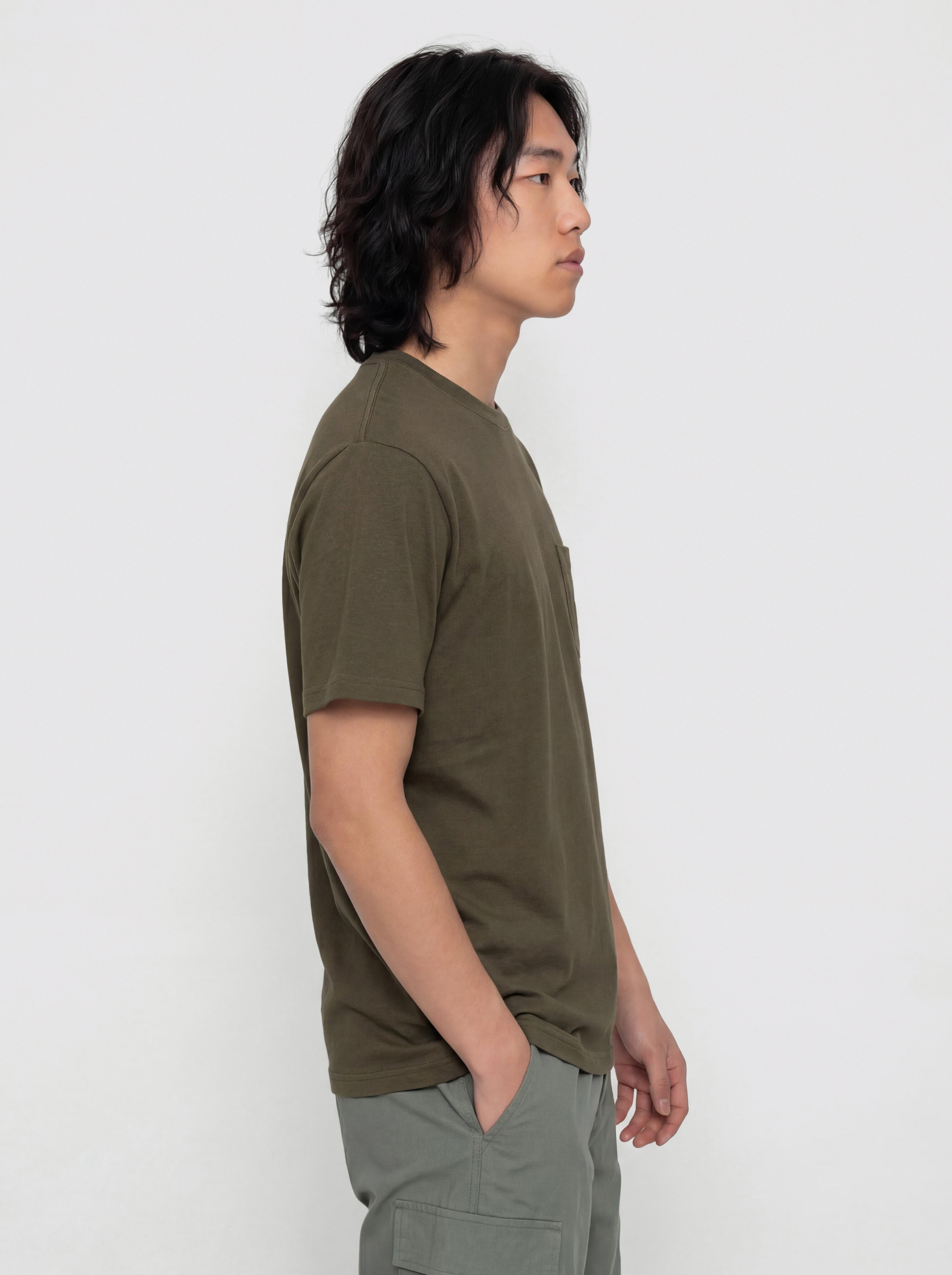 Tricou Element Icon Label Pocket (forest night)