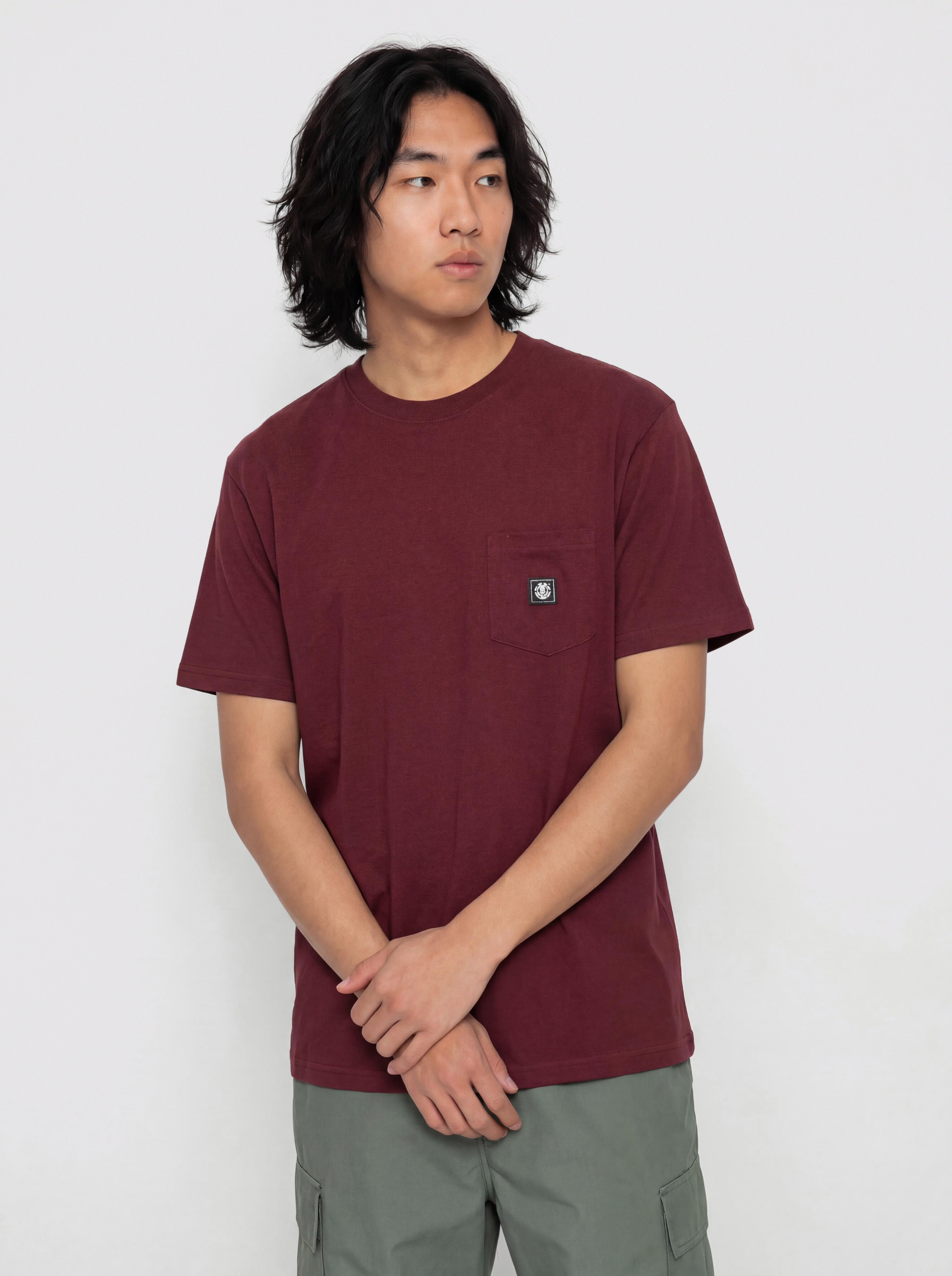 Tricou Element Icon Label Pocket (zinfandel)