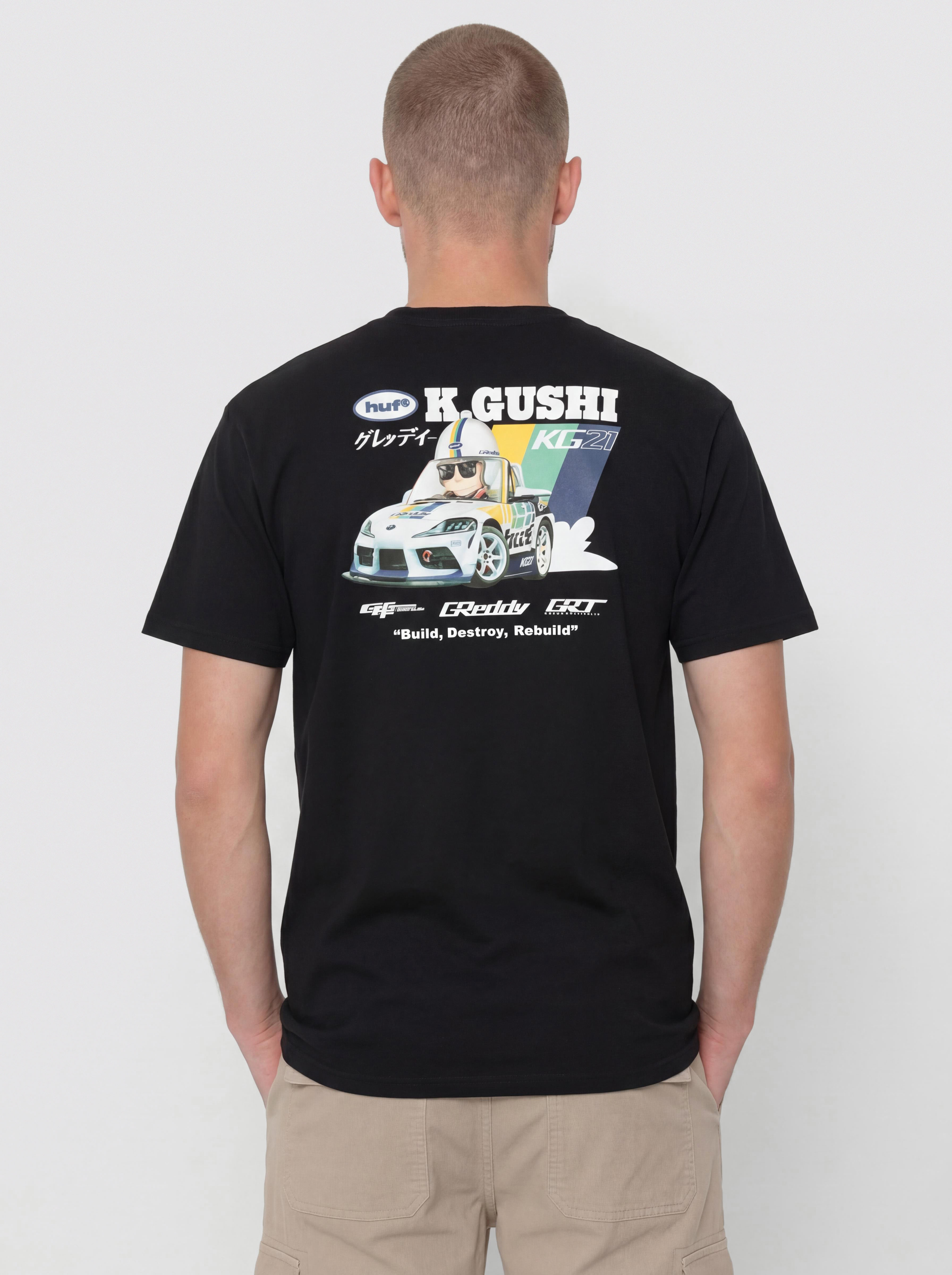 Tricou HUF X Greddy Gushi