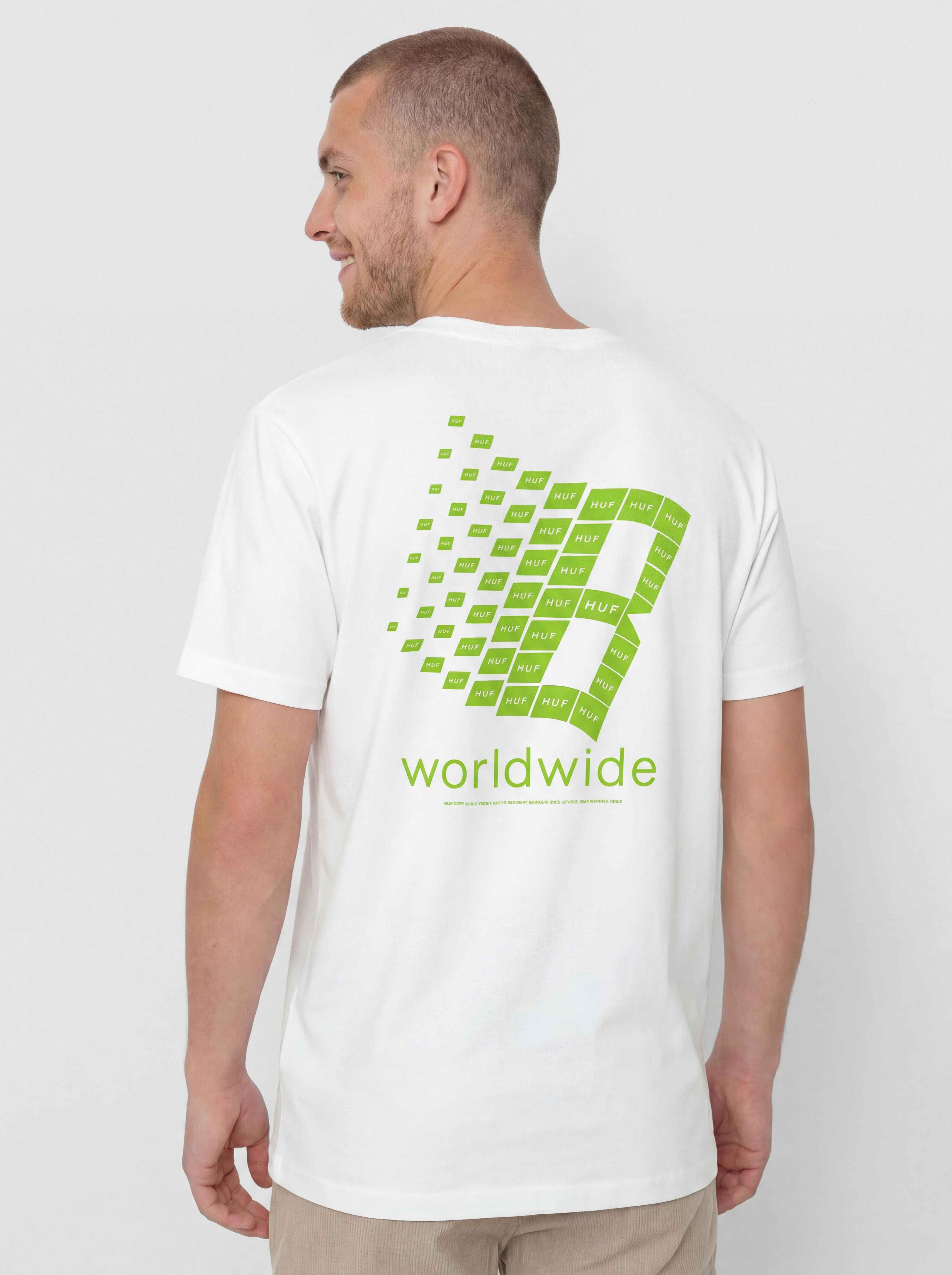 Tricou HUF X Bronze Worldwide (white)