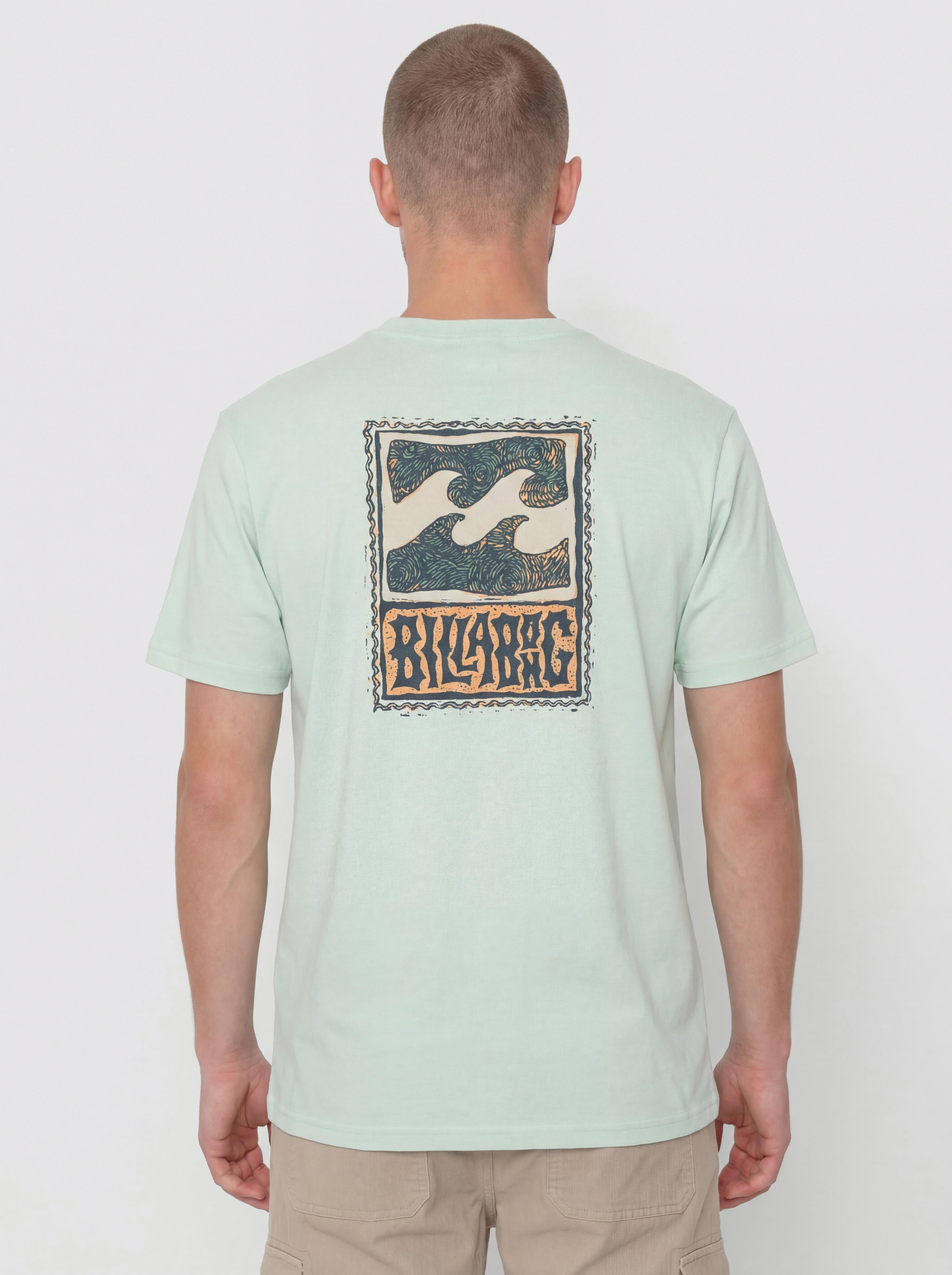 Tricou Billabong Stamp (vintage green)