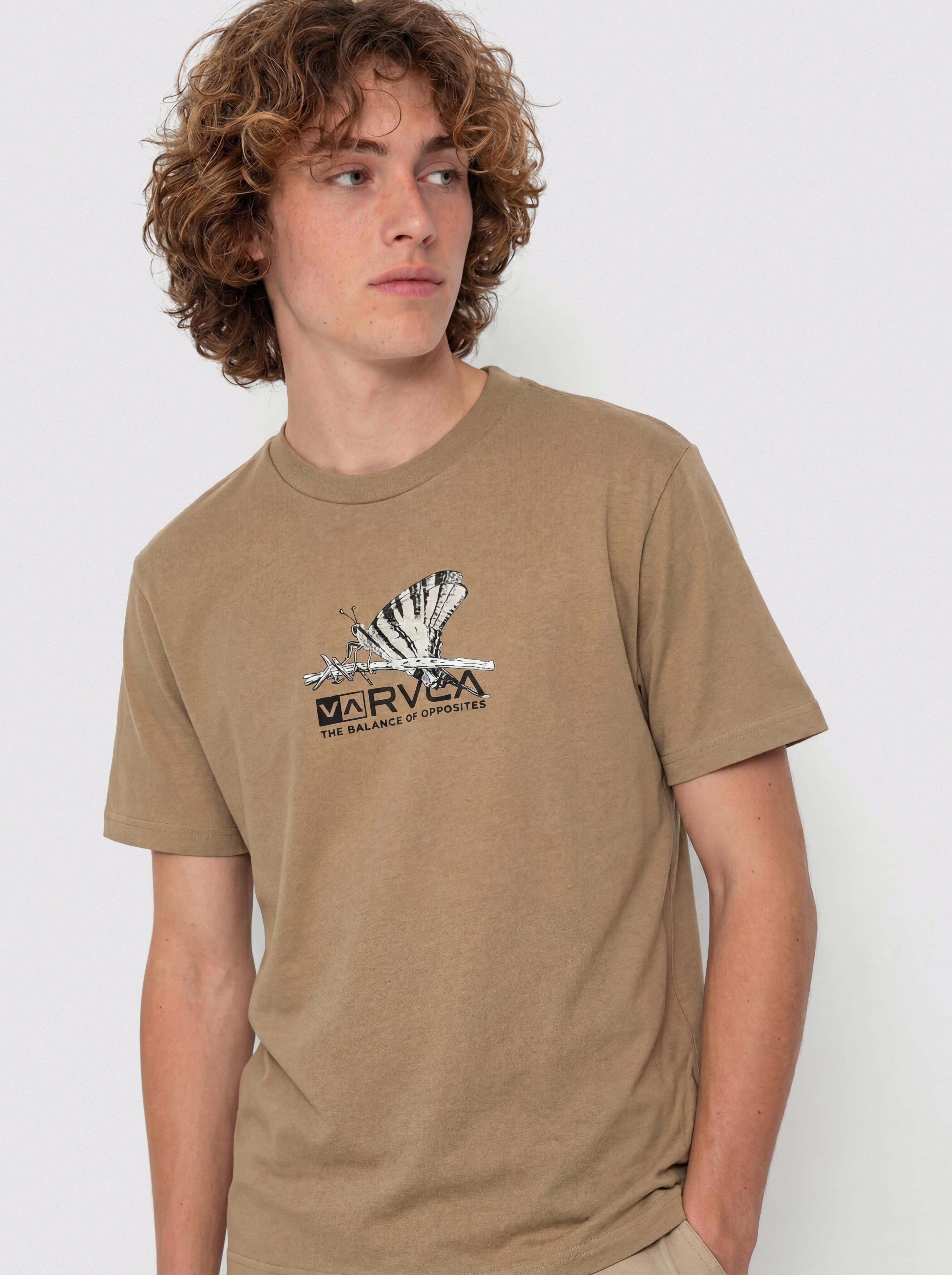 Tricou RVCA Natural Science (coyote)