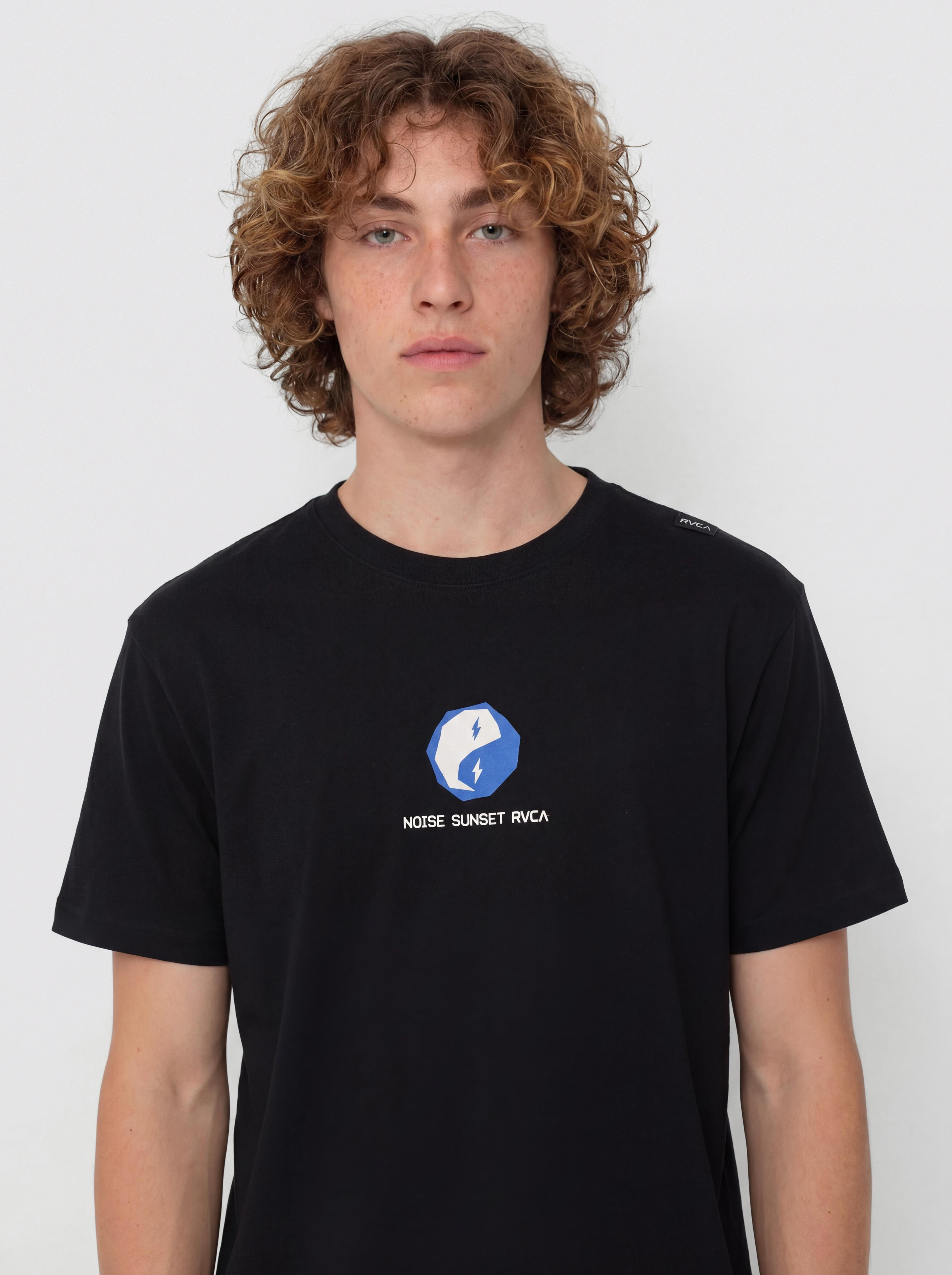 Tricou RVCA Noise Sunset (rvca black)