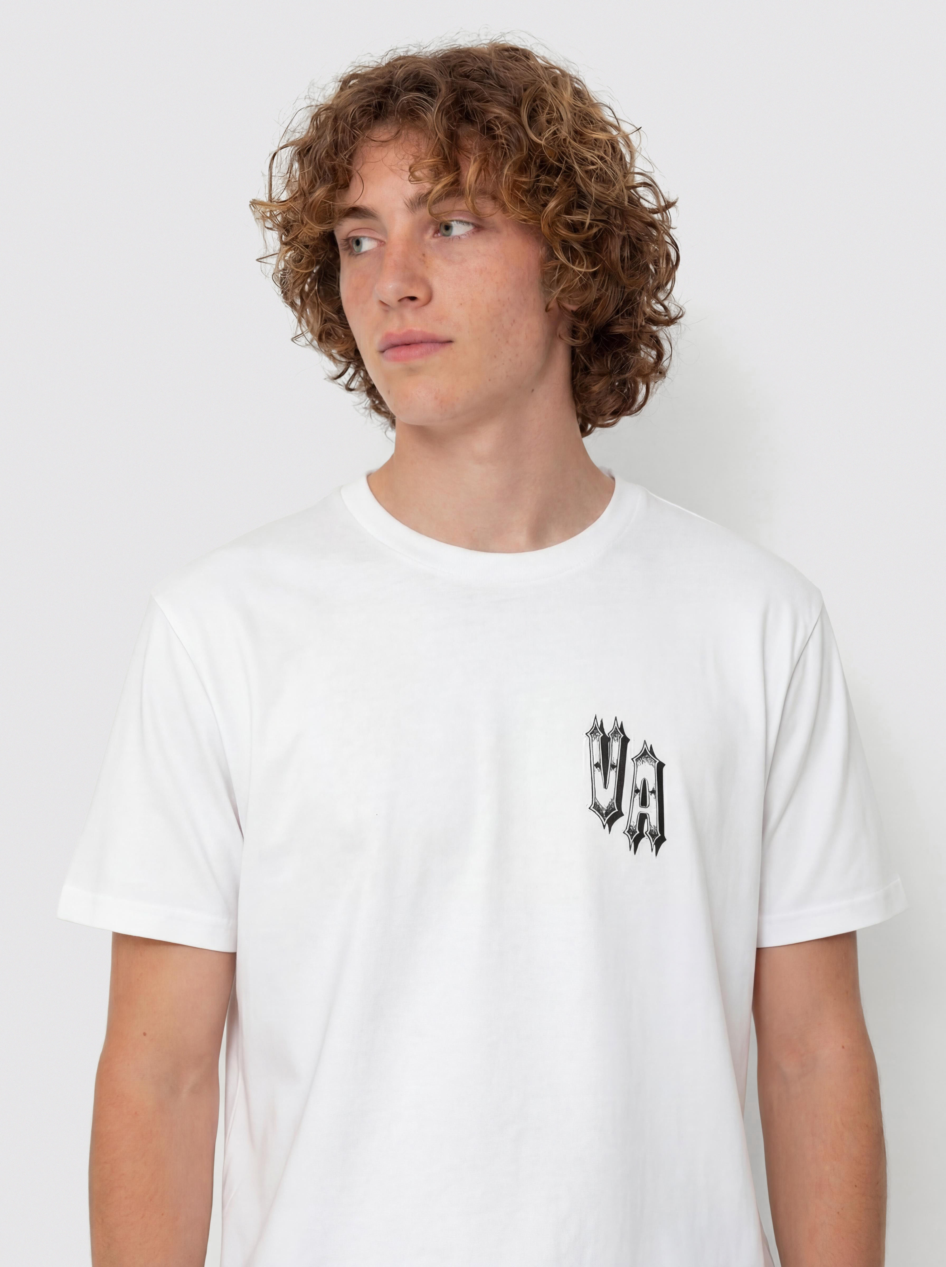 Tricou RVCA Double Trouble (white)