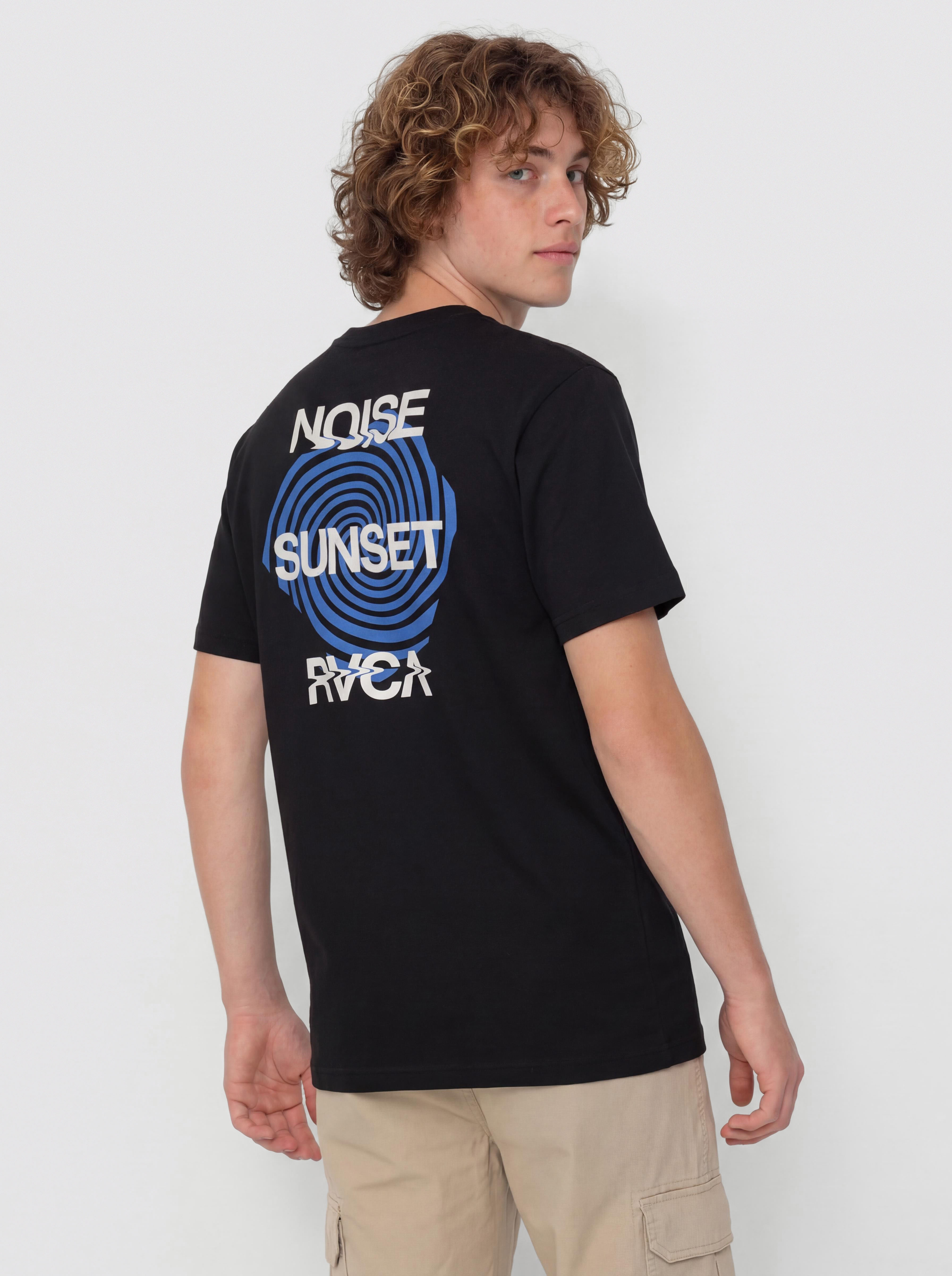 Tricou RVCA Noise Sunset (rvca black)