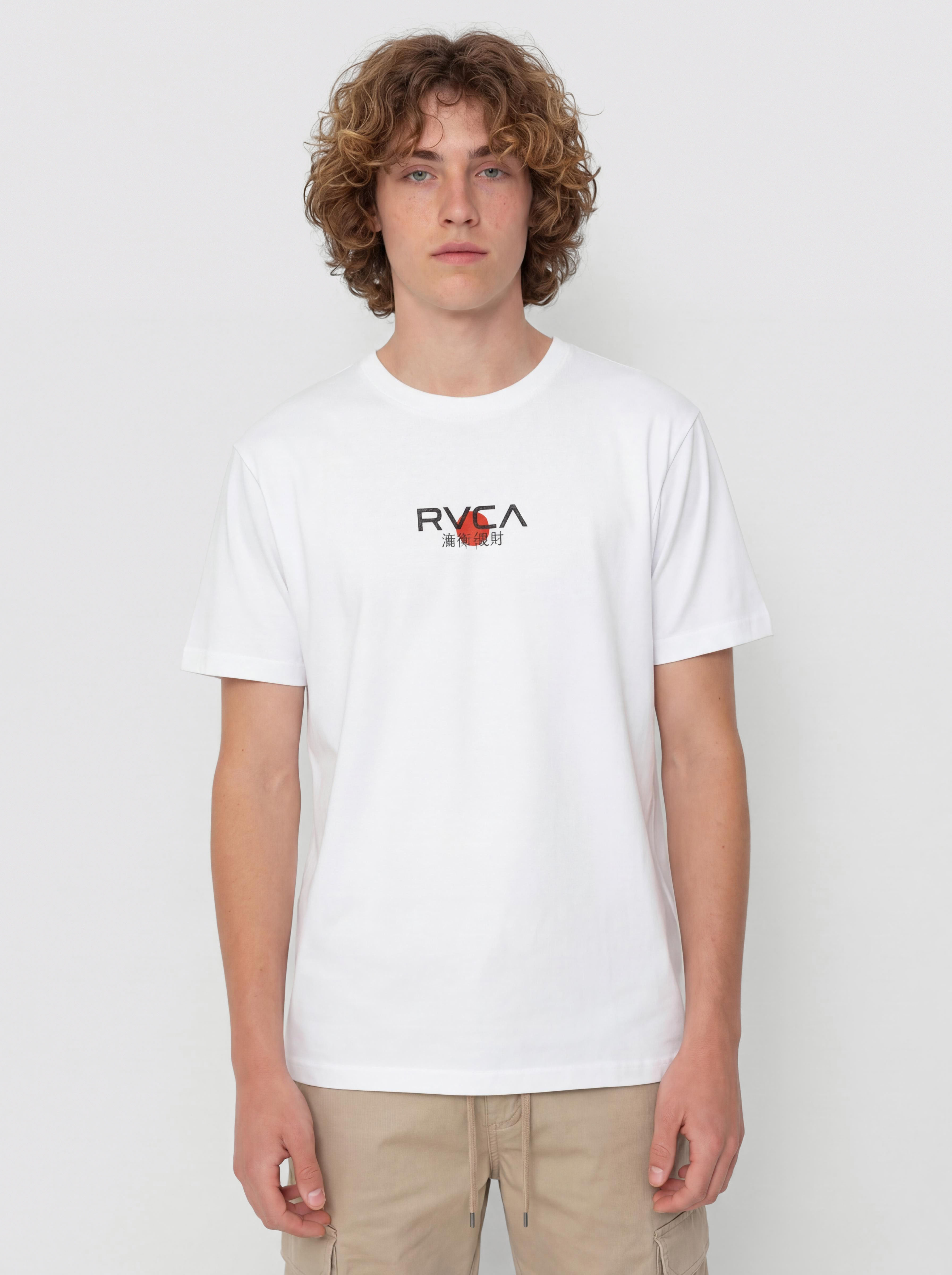 Tricou RVCA Tiger Sun (white)