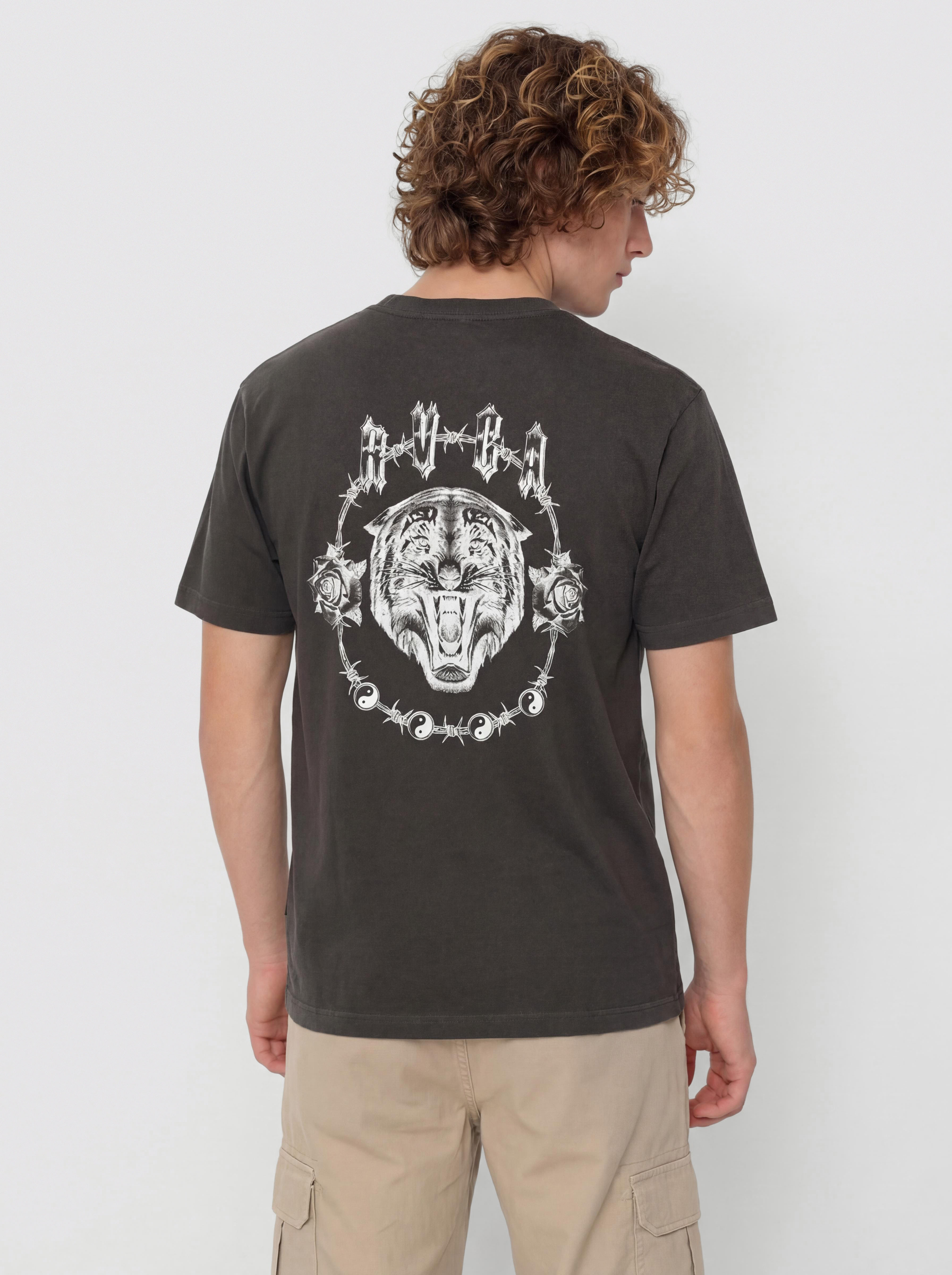 Tricou RVCA Double Trouble (pirate black)