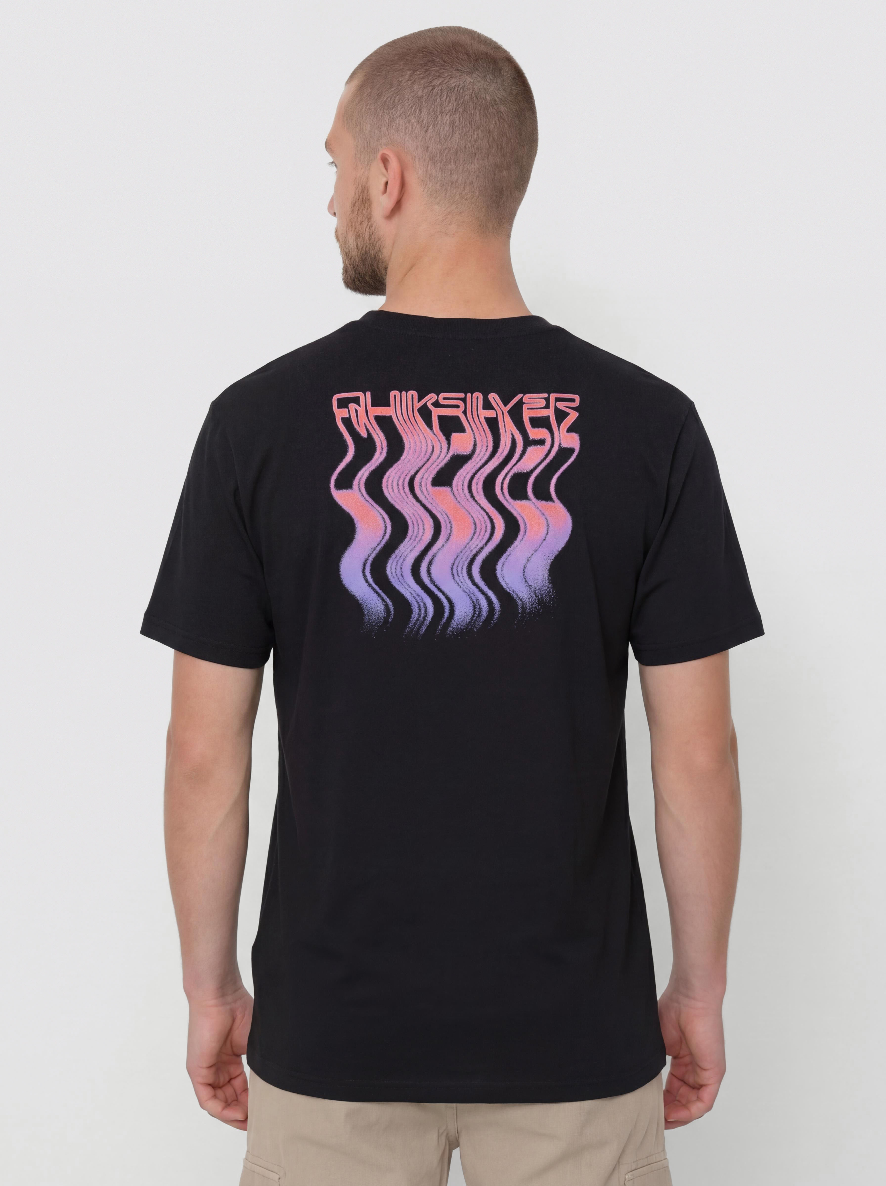 Tricou Quiksilver Hw Melt Away (black)