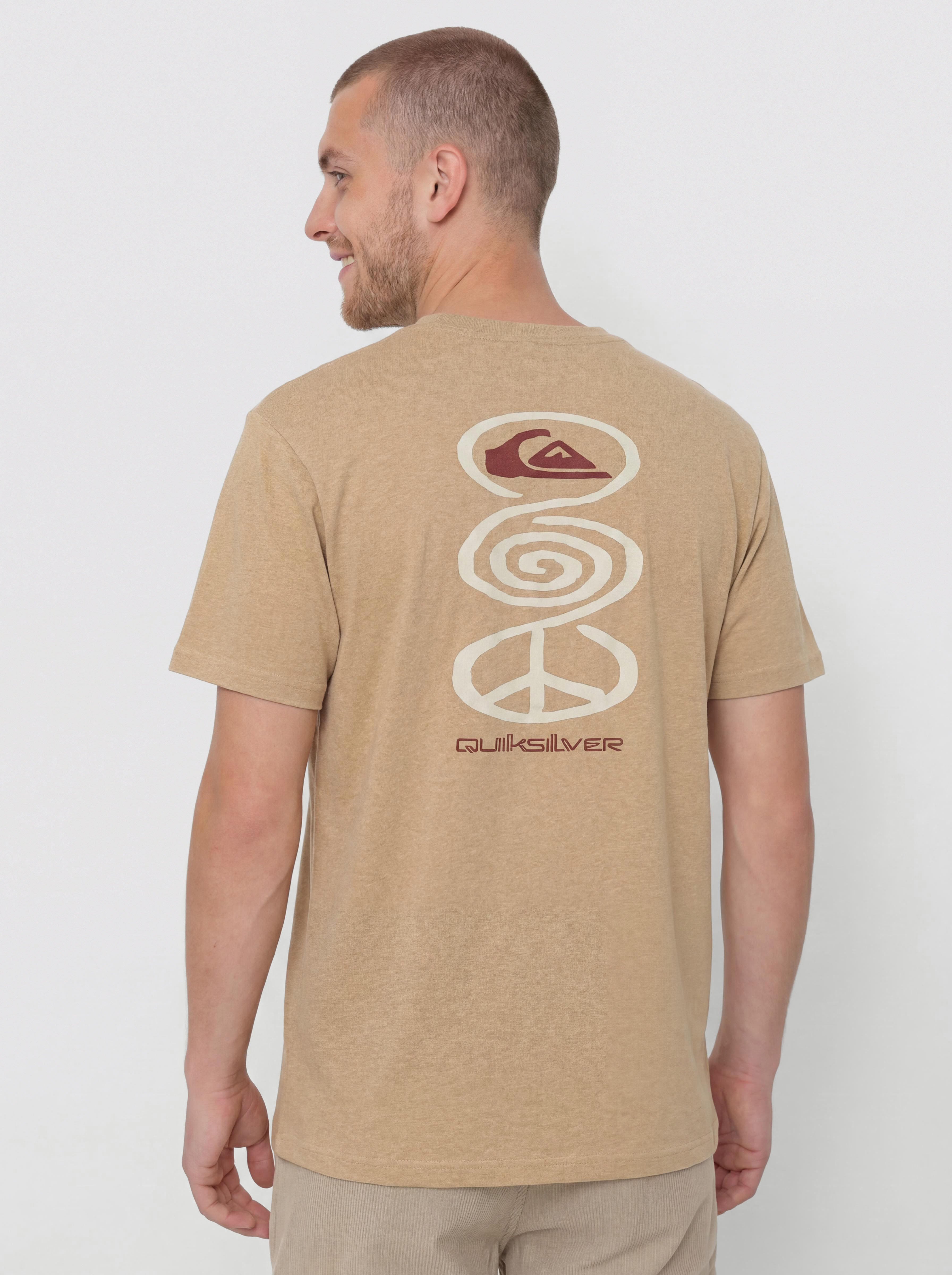 Tricou Quiksilver Harmony Spiral (khaki)