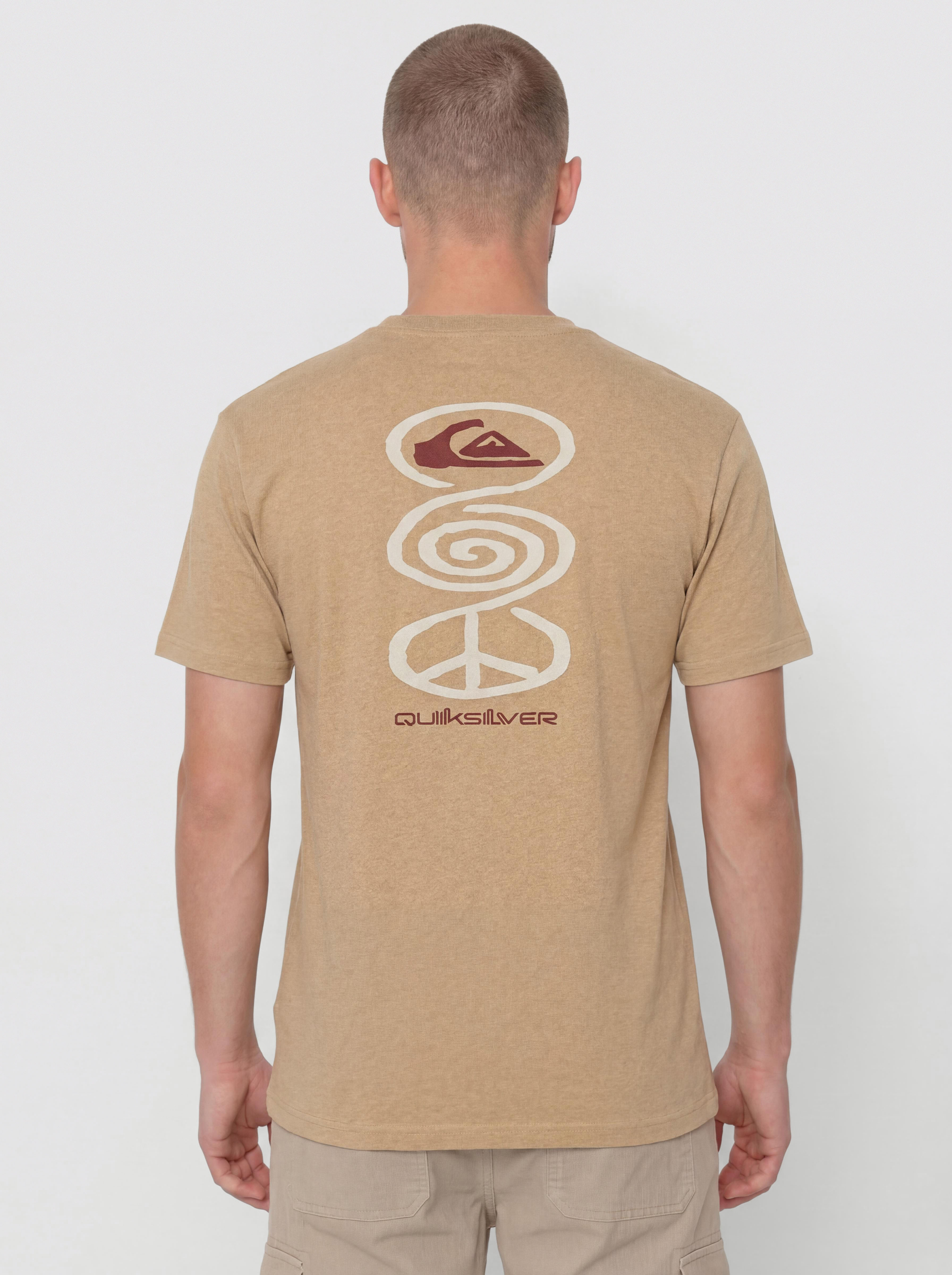 Tricou Quiksilver Harmony Spiral (khaki)