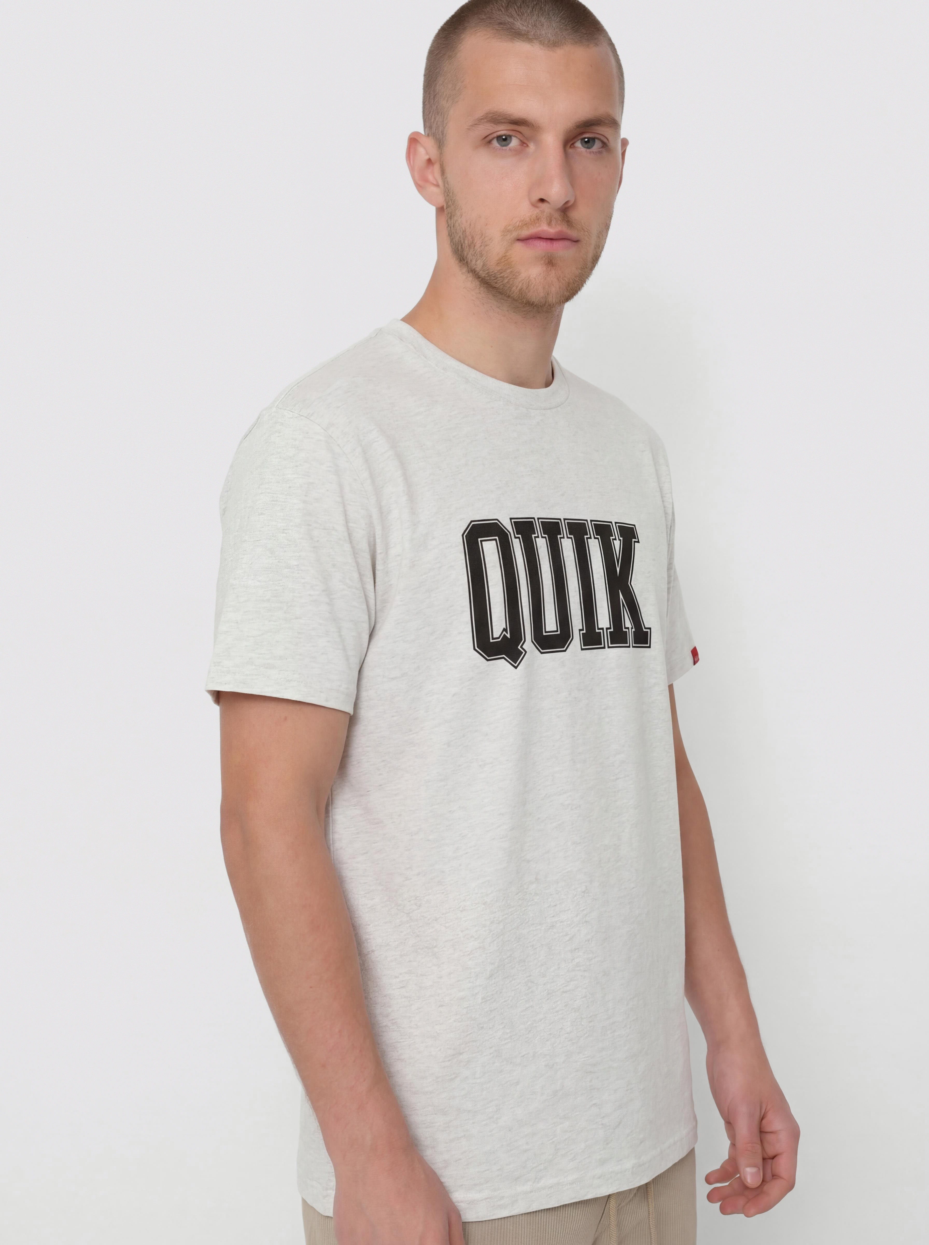 Tricou Quiksilver Griff Quik Gfn (snow heather)
