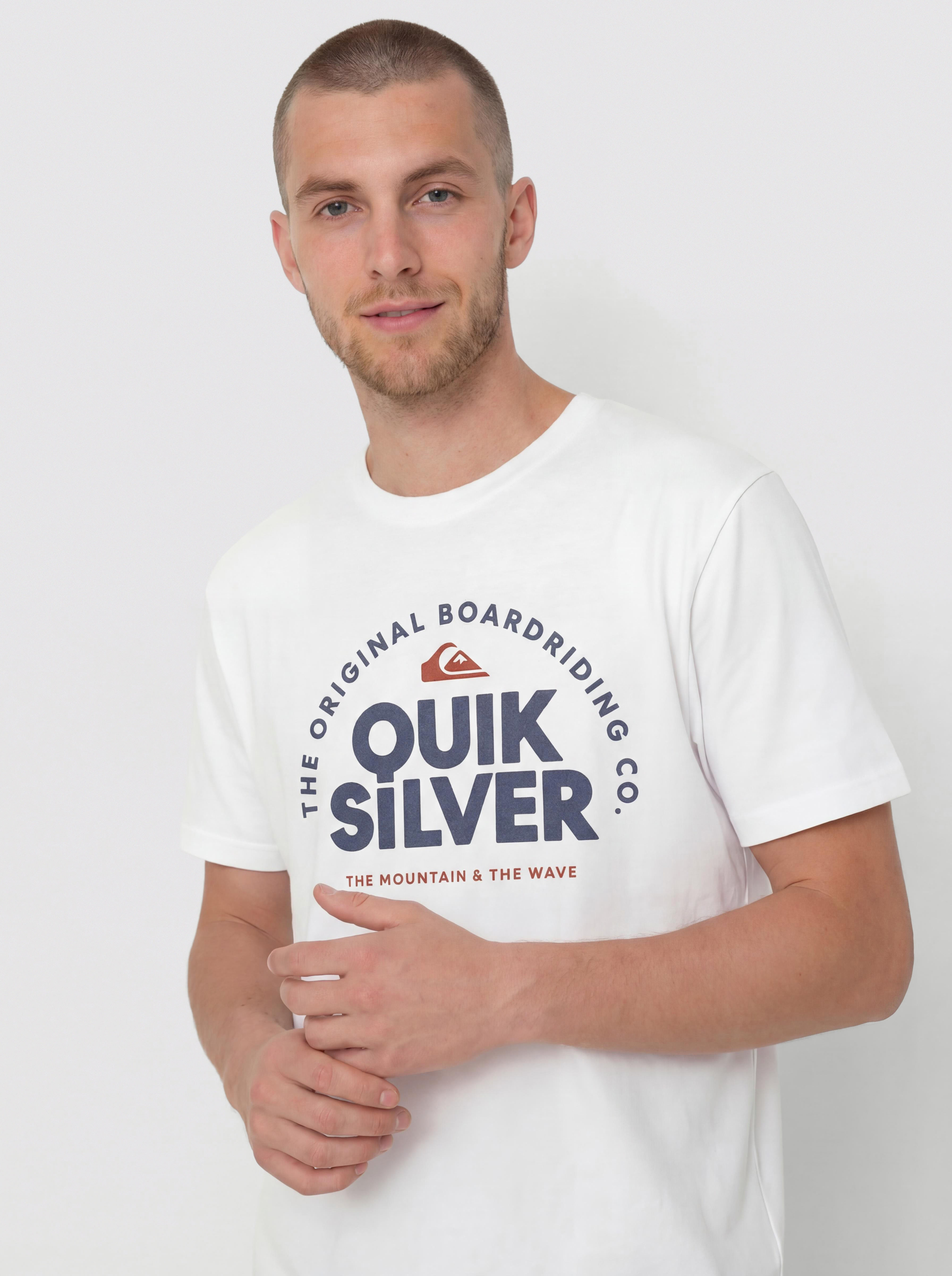 Tricou Quiksilver Fundamental Ride (white)