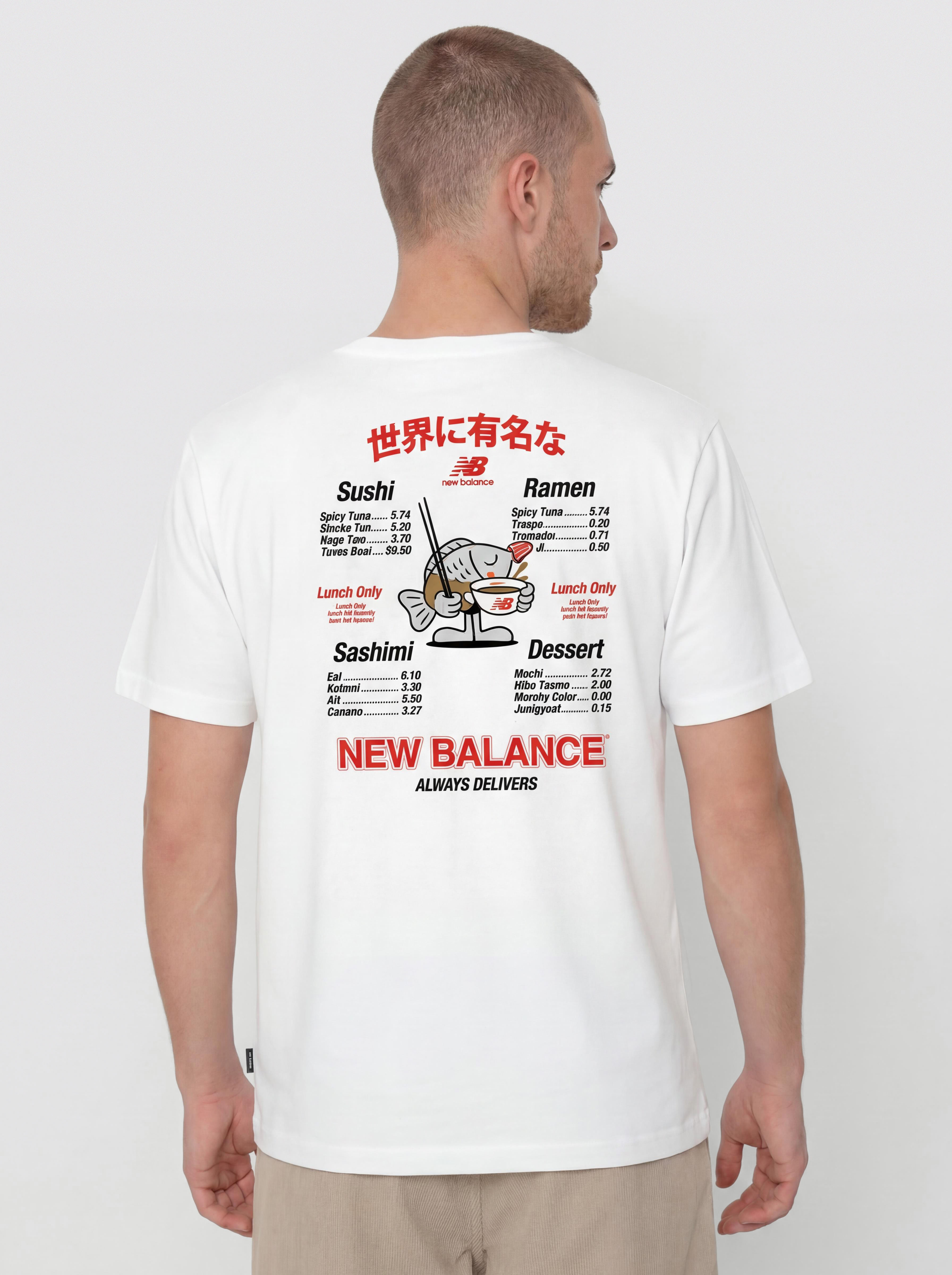 Tricou New Balance Ramen (white)