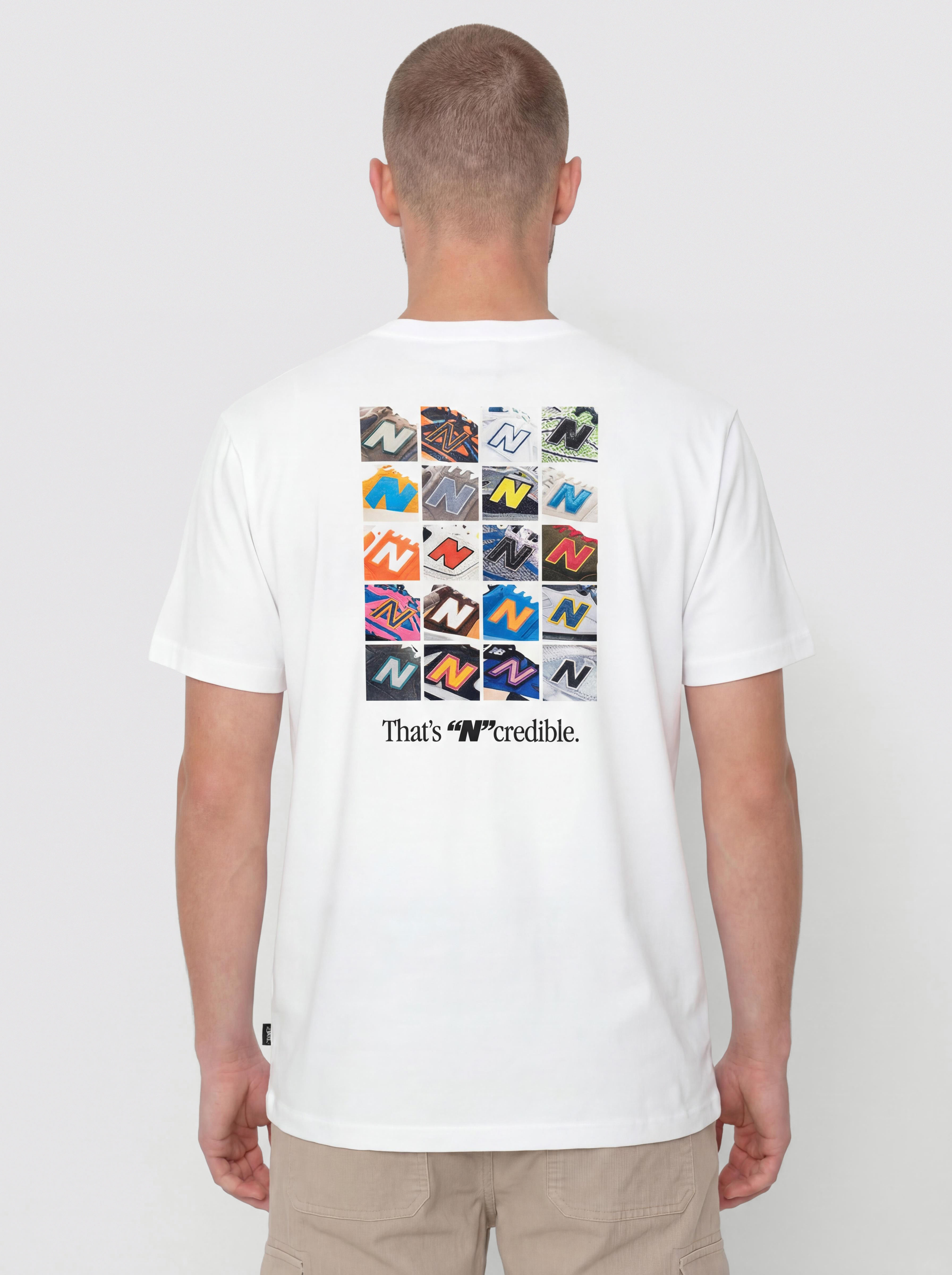Tricou New Balance Collage (sea salt)