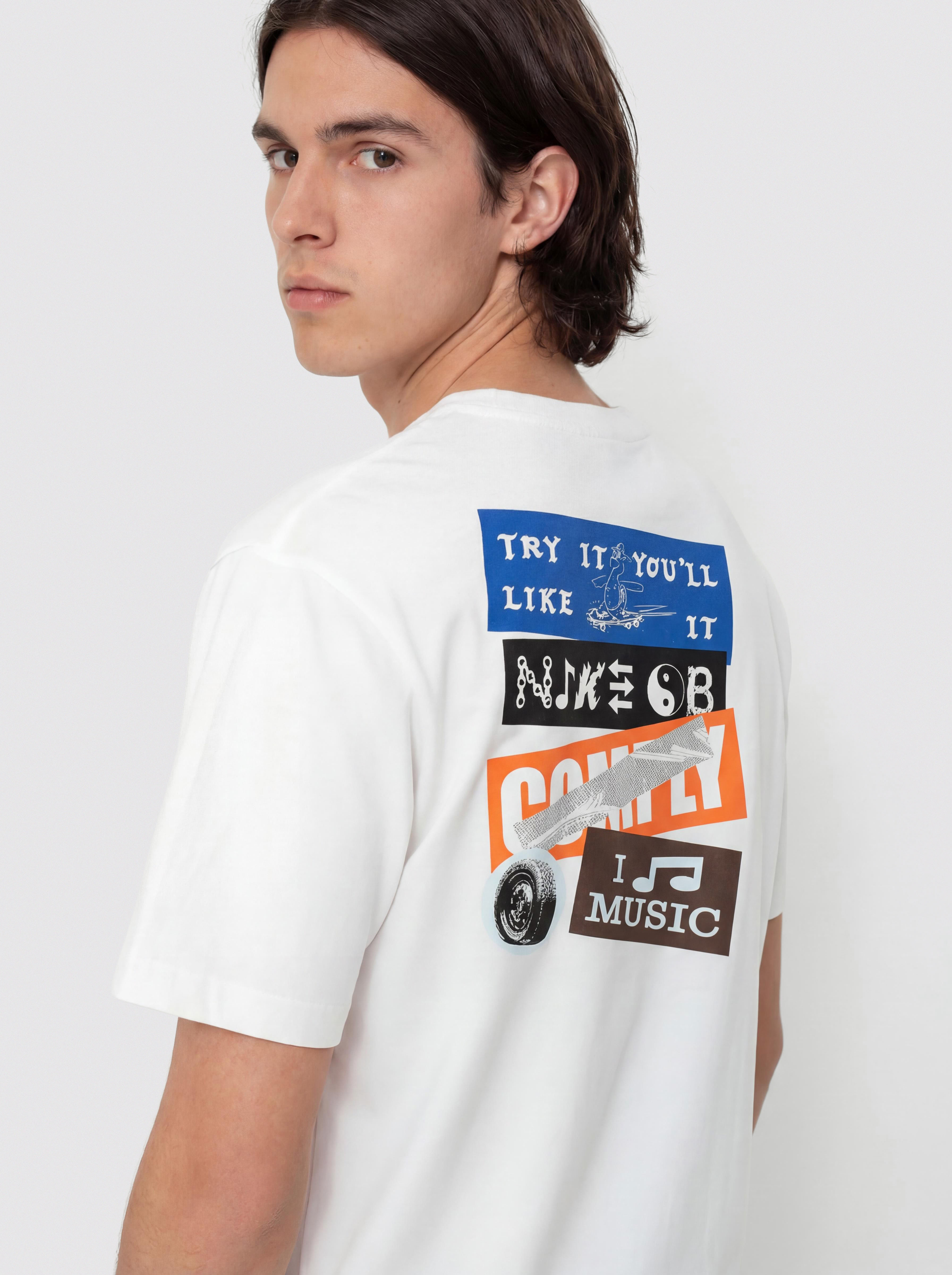 Tricou Nike SB Stickers (white)