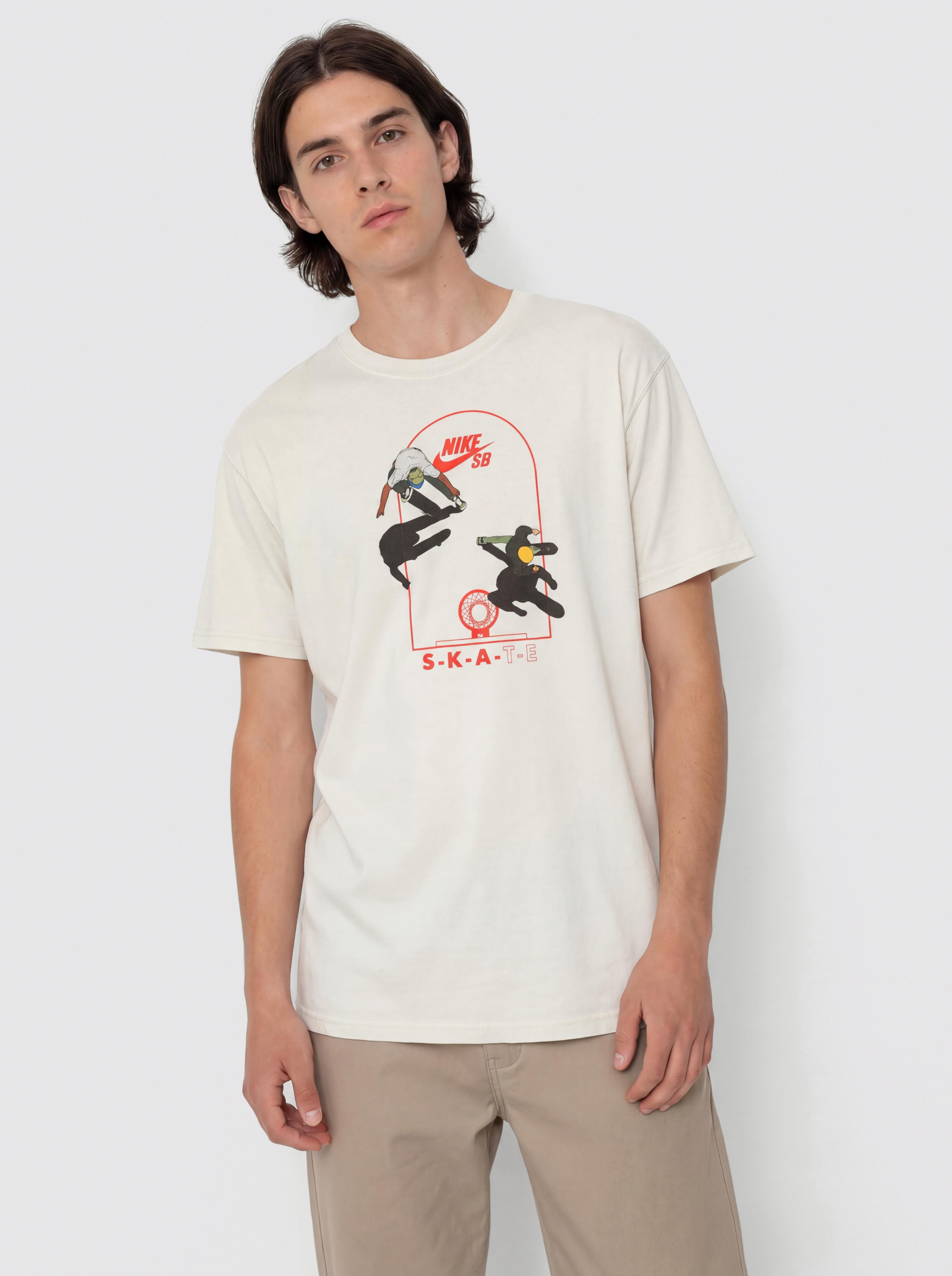 Tricou Nike SB Skate On Court (light bone)
