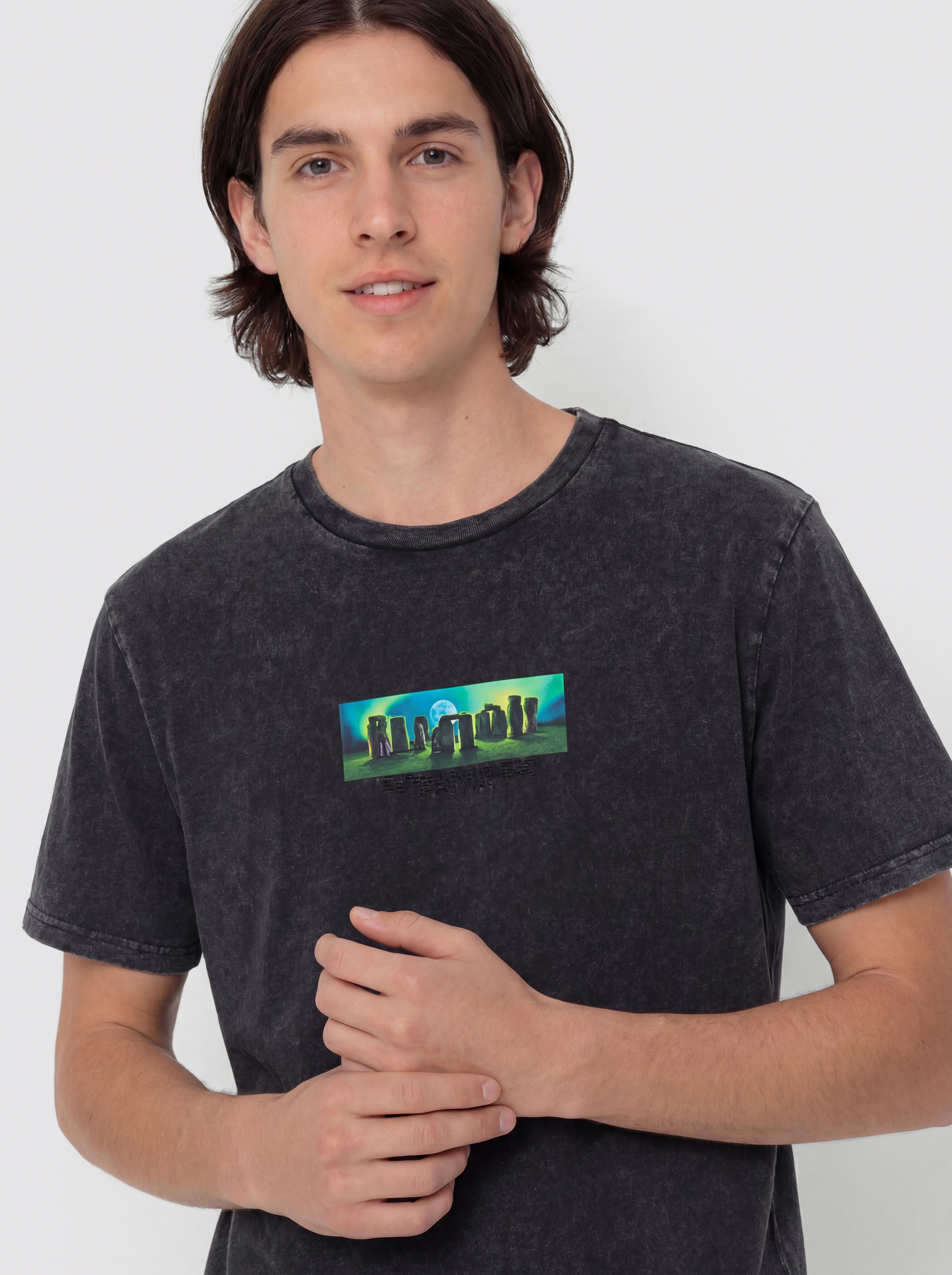 Tricou RipNDip Ufo Tours (black vintage wash)