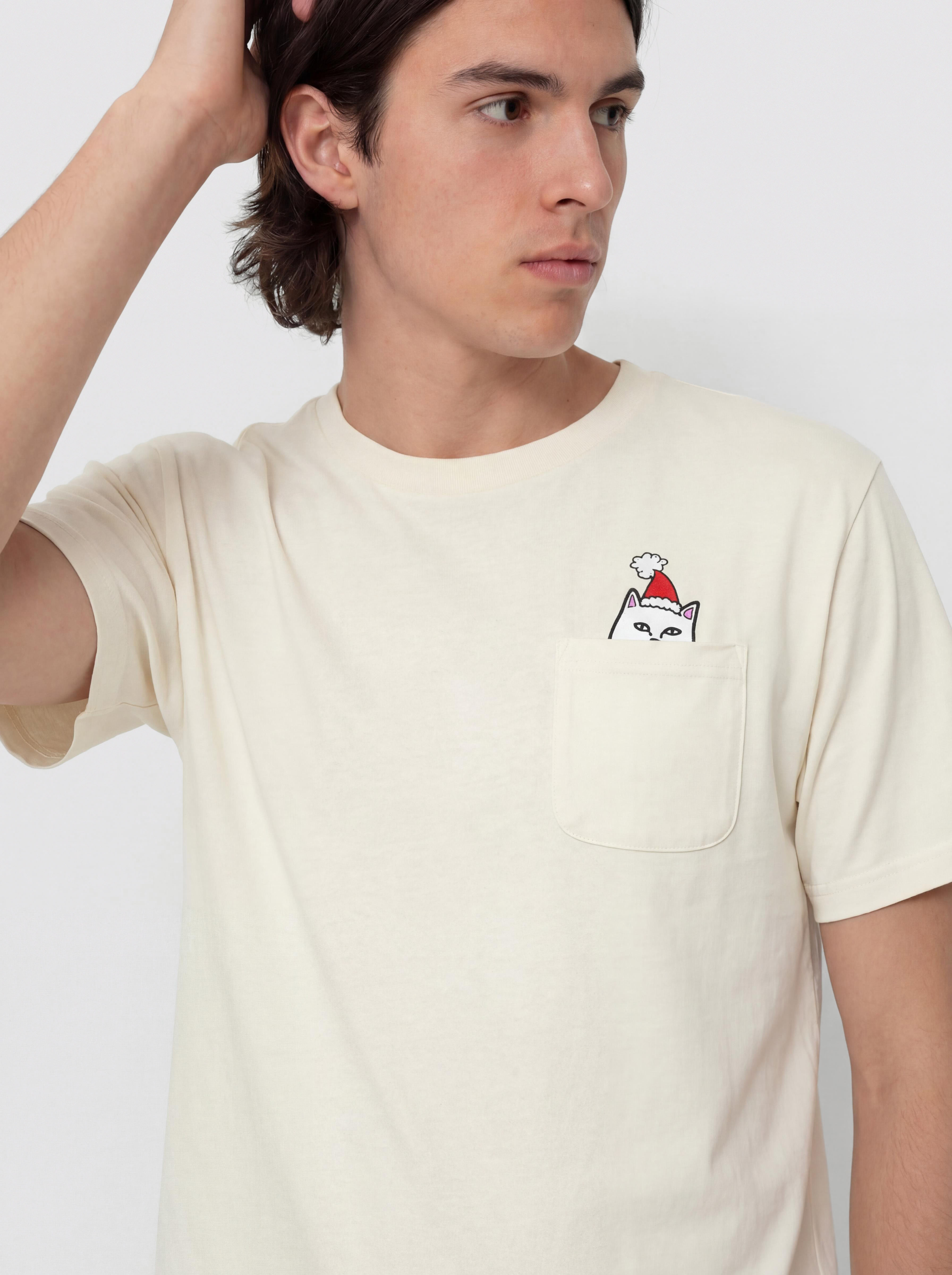 Tricou RipNDip Lord Santa Pocket (bone)