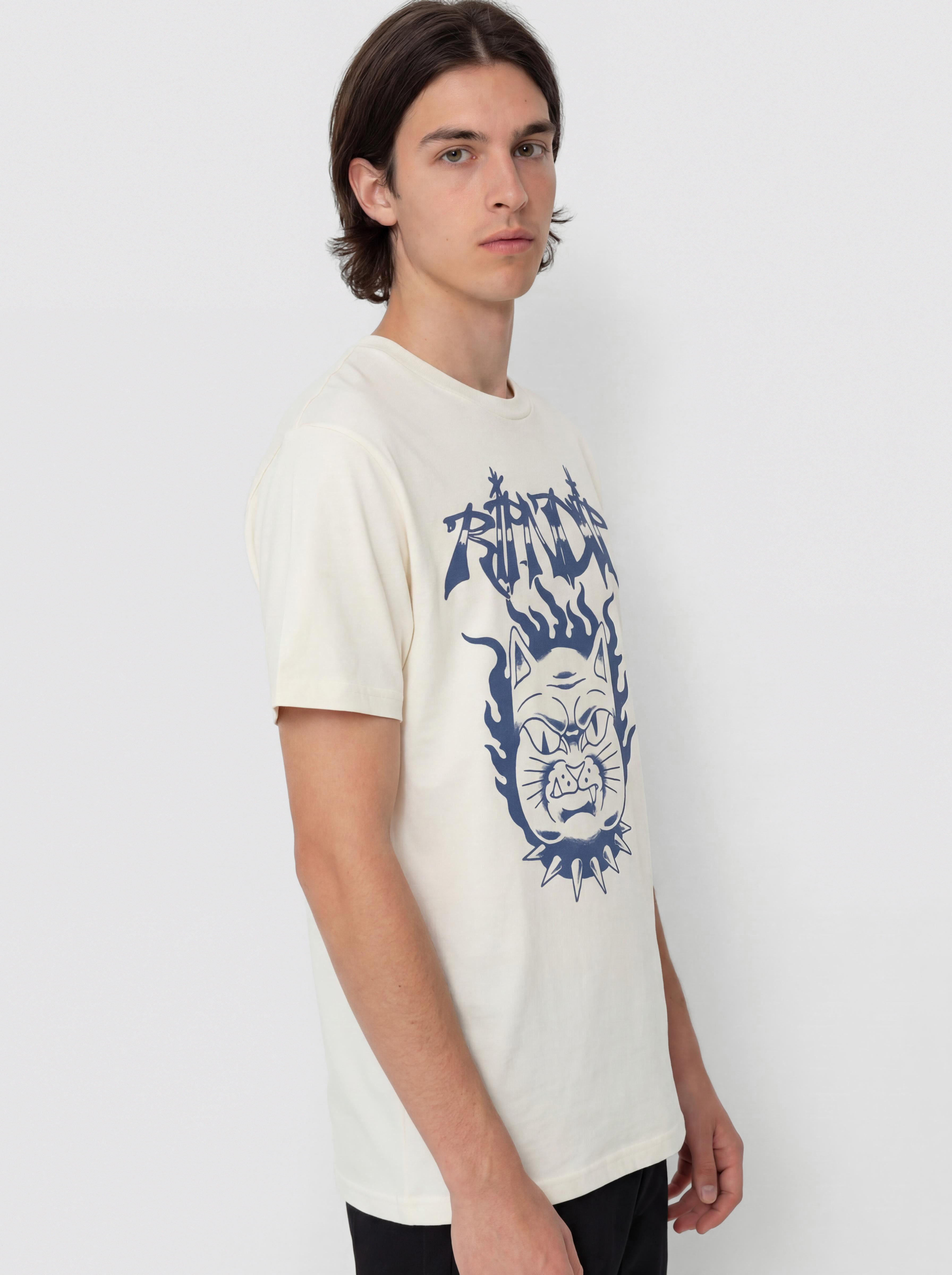 Tricou RipNDip The Happiest Cat (bone)