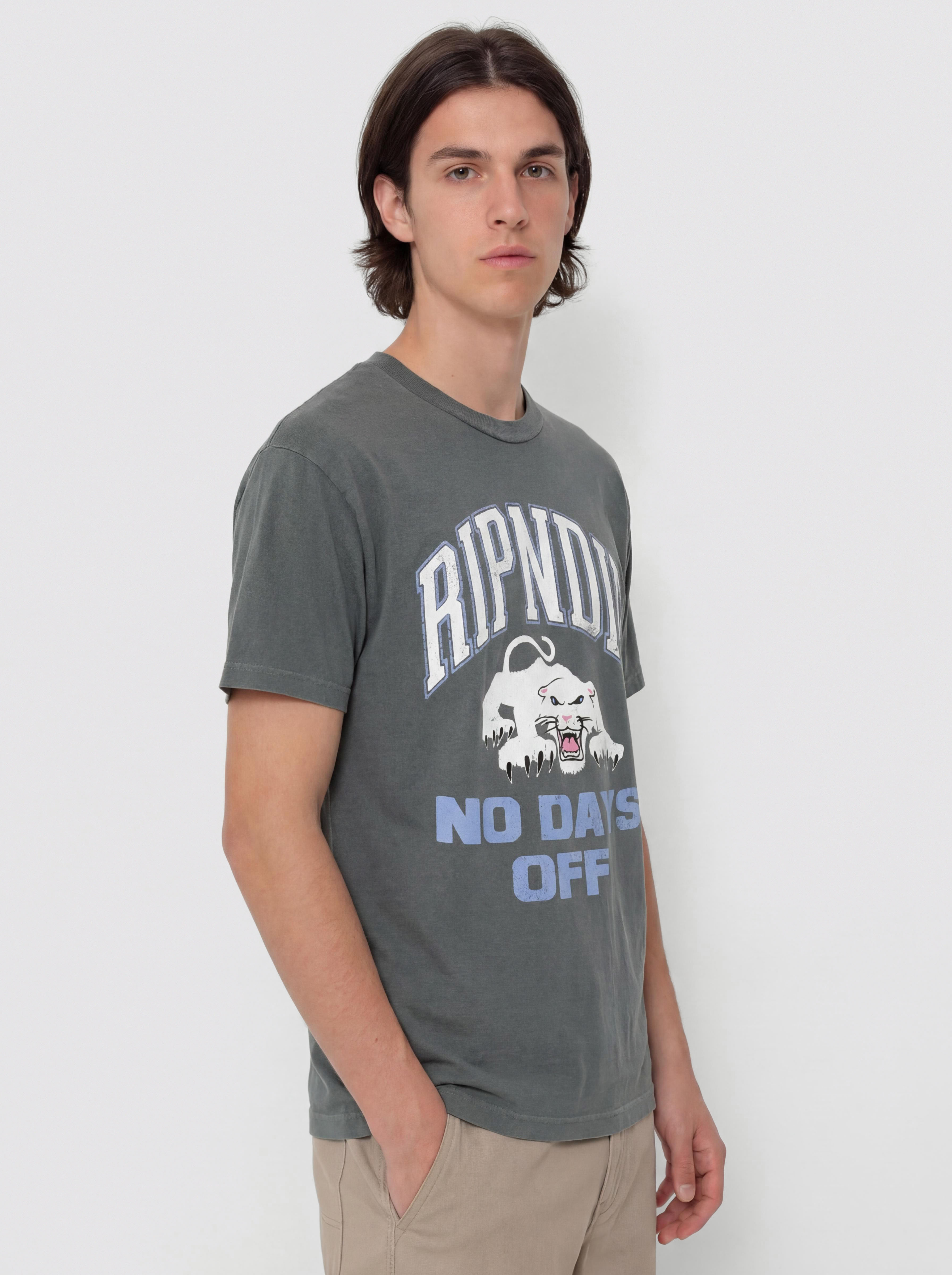 Tricou RipNDip White Panther (charcoal)