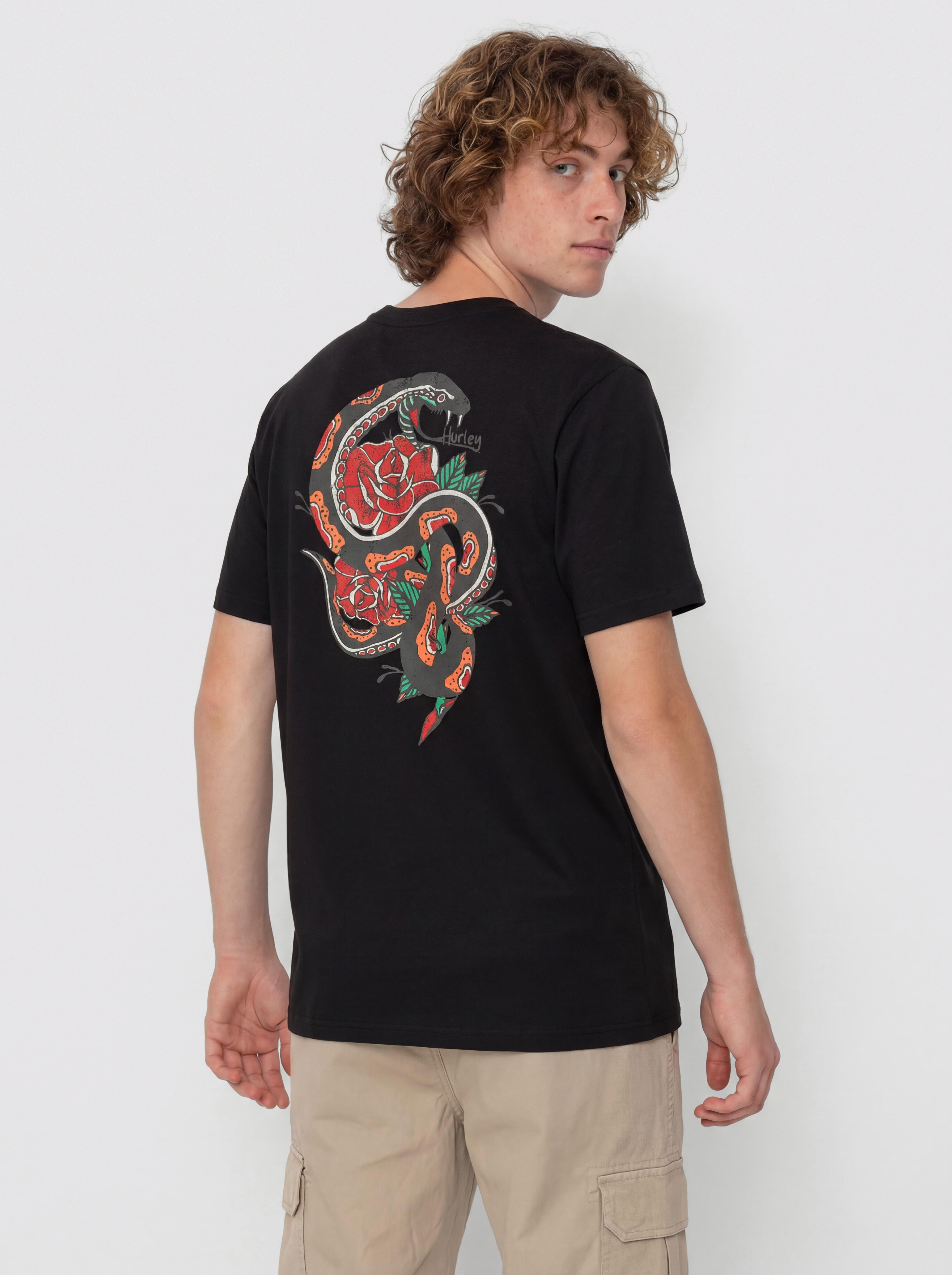 Tricou Hurley Cobra (black)