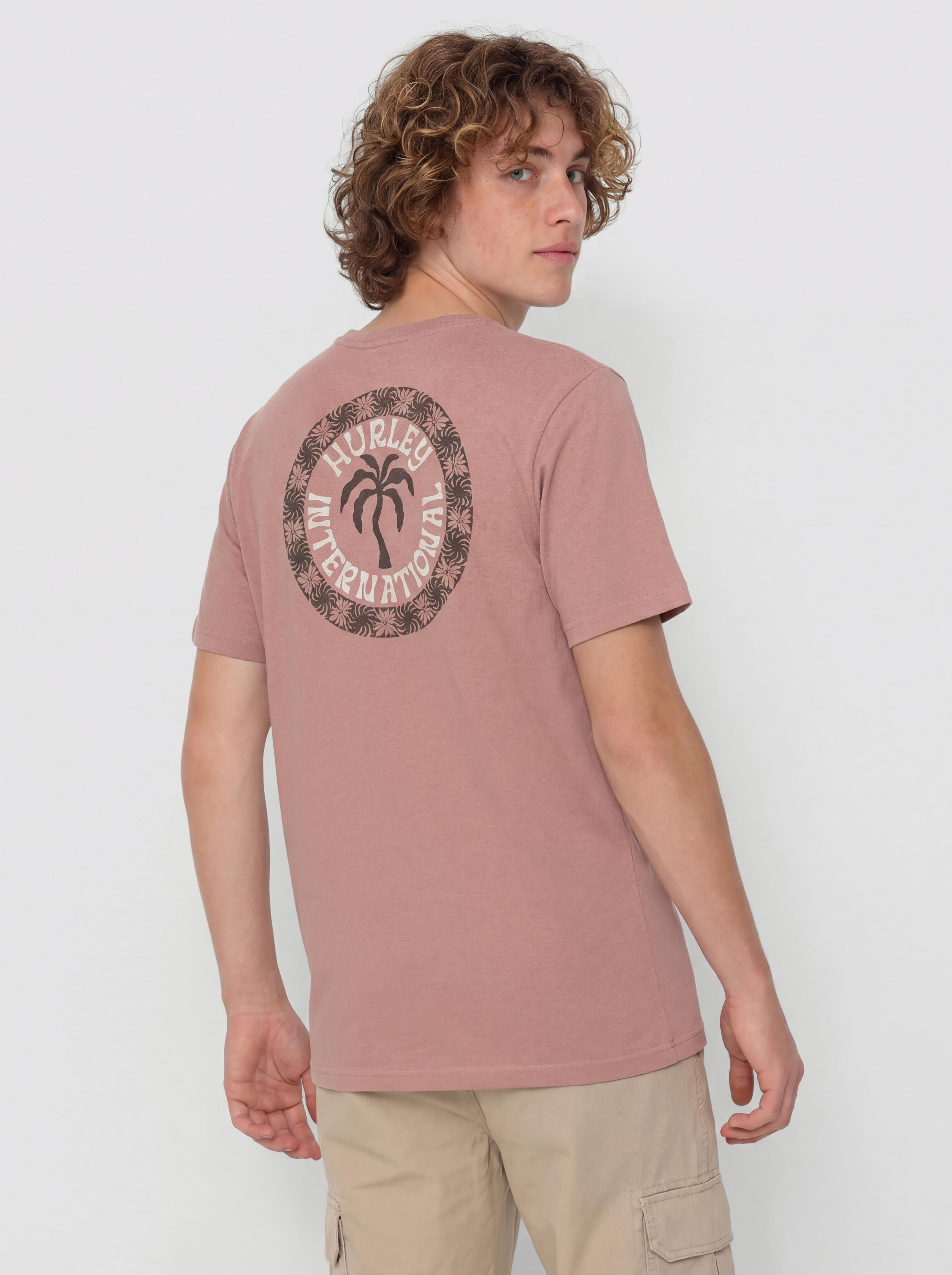 Tricou Hurley Palm (phantom rose)