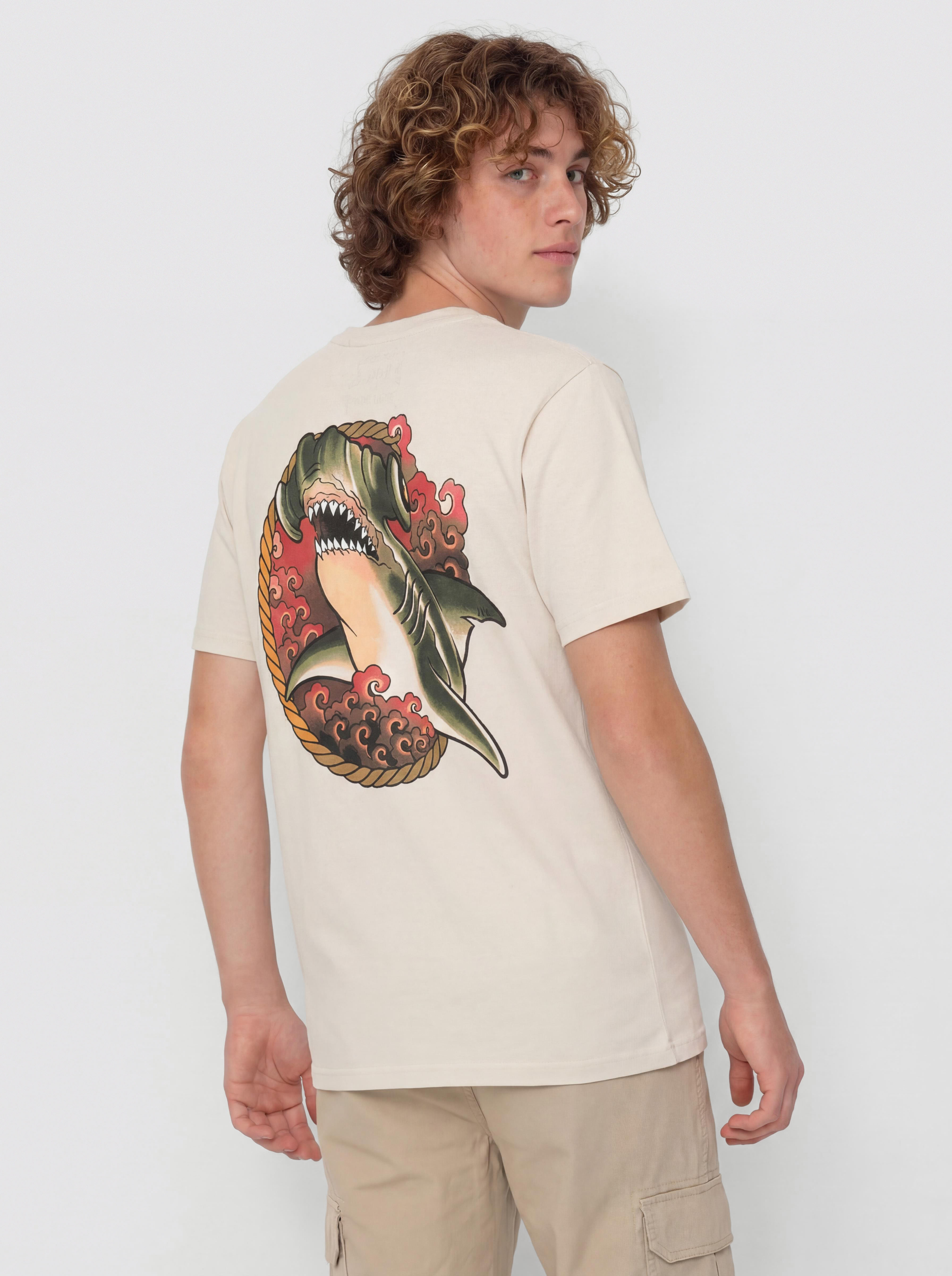 Tricou Hurley Tattoo Trudy Shark (bone)