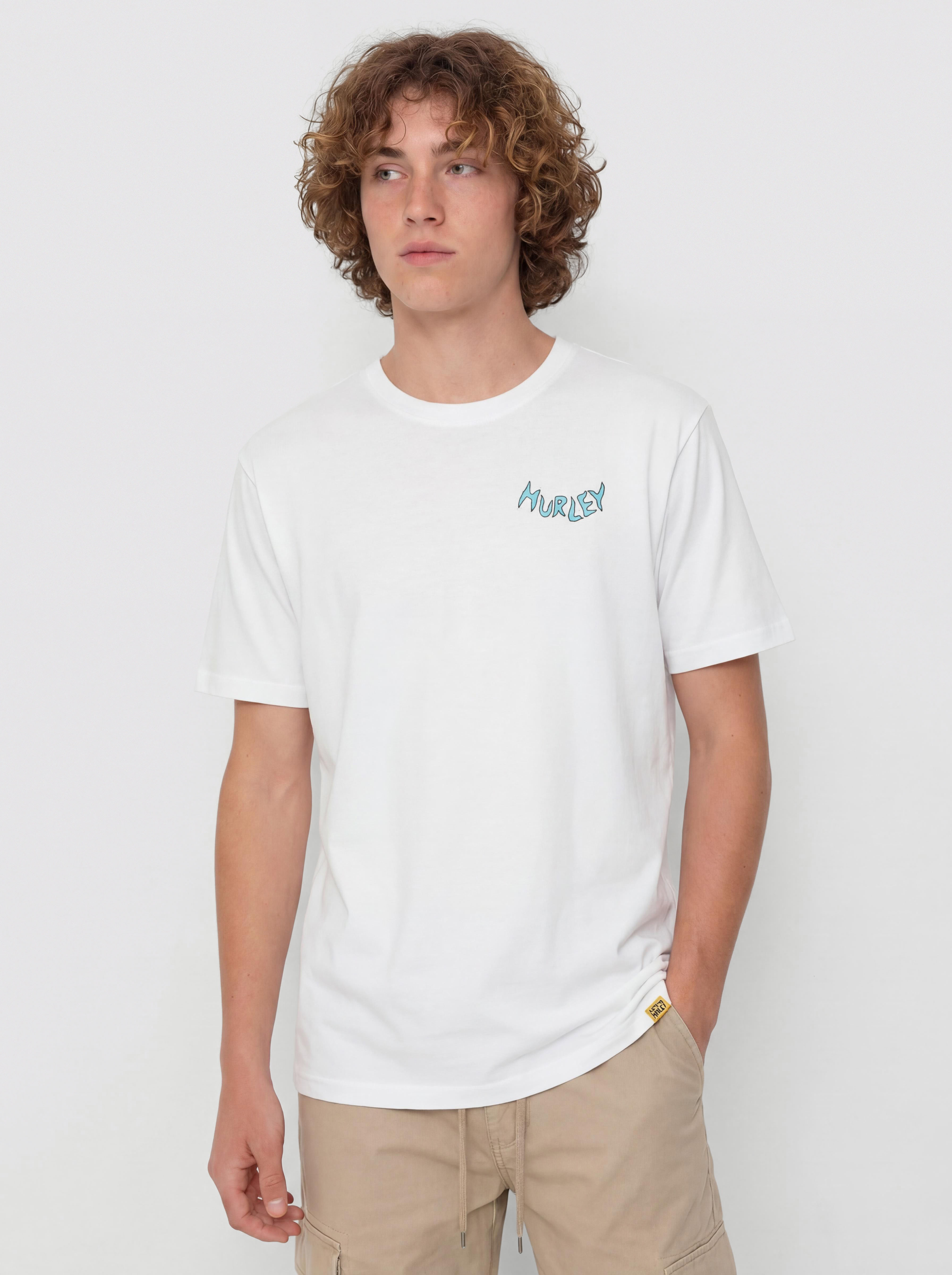 Tricou Hurley Etam Black Phanter (white)